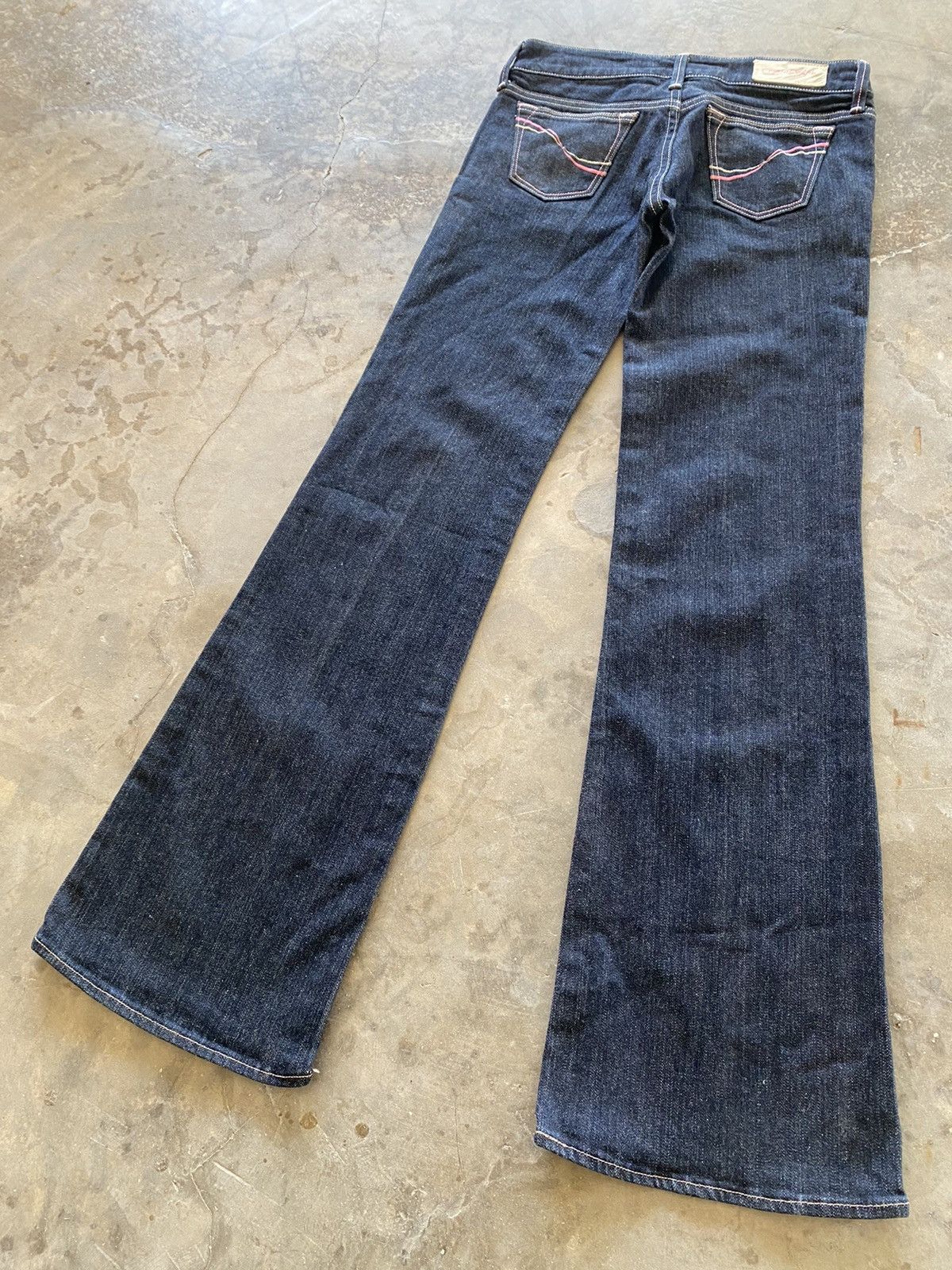 Blue Blue Japan × Hysteric Glamour × Japanese Brand Flare Jeans Crystal Sylph Blue Denim Size 28" / US 6 / IT 42 - 10 Thumbnail
