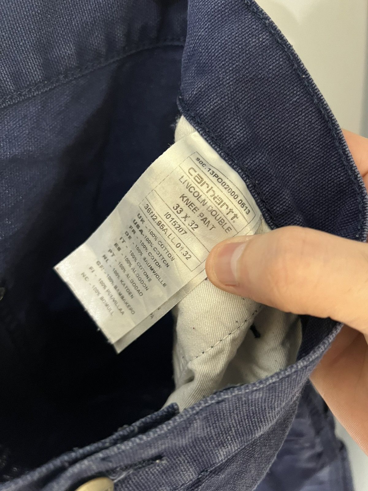 Carhartt Wip × Vintage VERY RARE CARHARTT WORK IN PROGRESS LINCOLN DOUBLE KNEE 90s Size US 33 - 7 Thumbnail