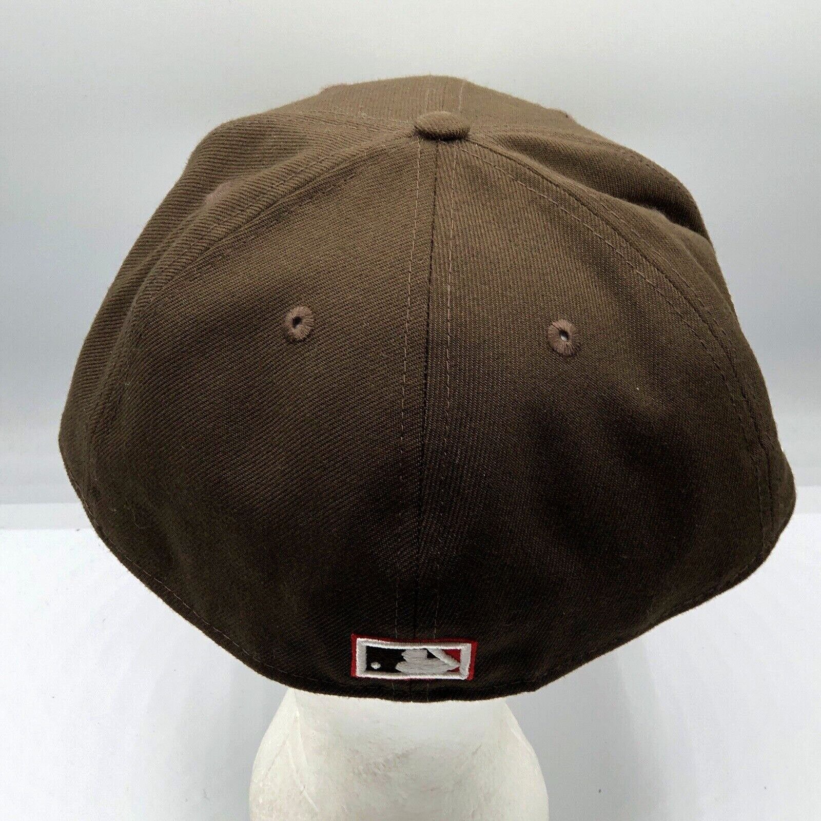 New Era New York Yankees New Era 1950 World Series Brown Fitted Hat Size ONE SIZE - 4 Thumbnail
