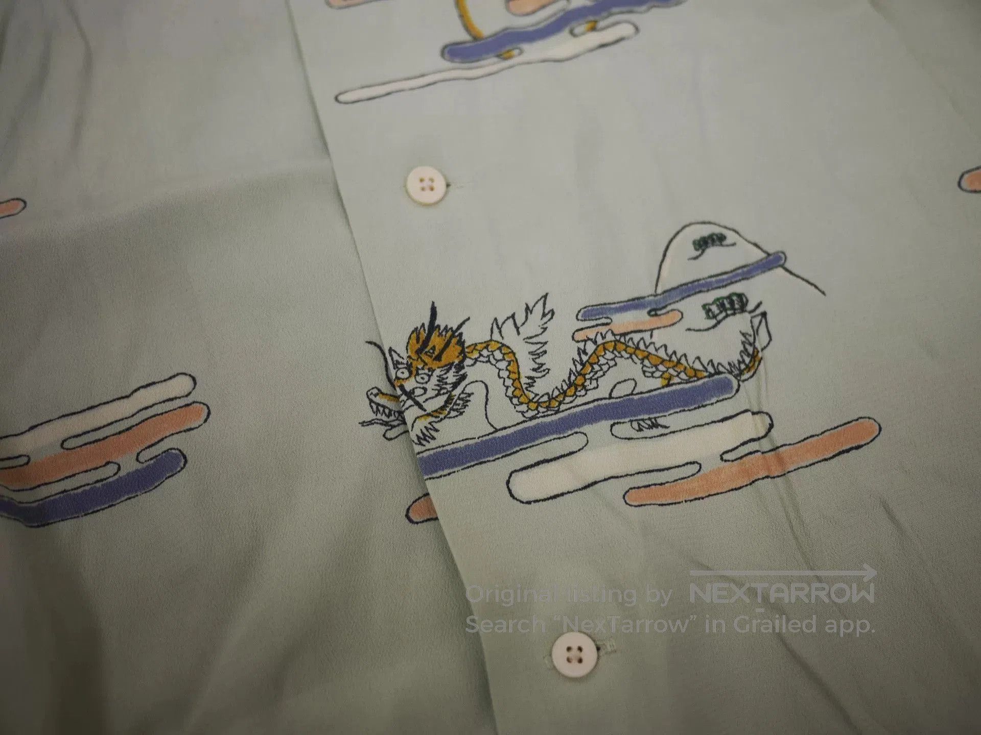 Visvim visvim copa shirt in light green color. Size US L / EU 52-54 / 3 - 4 Thumbnail