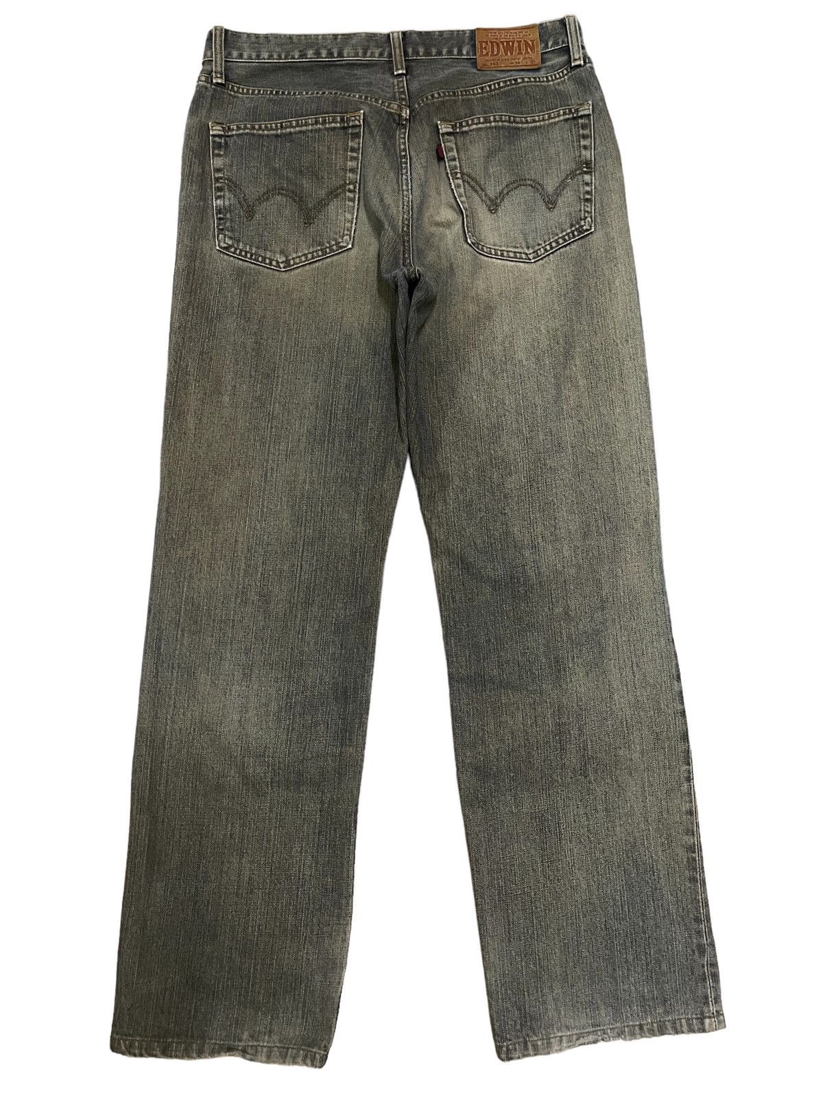 Edwin Vintage Edwin 503 Classic Style Distressed Jeans Size US 33 - 2 Thumbnail