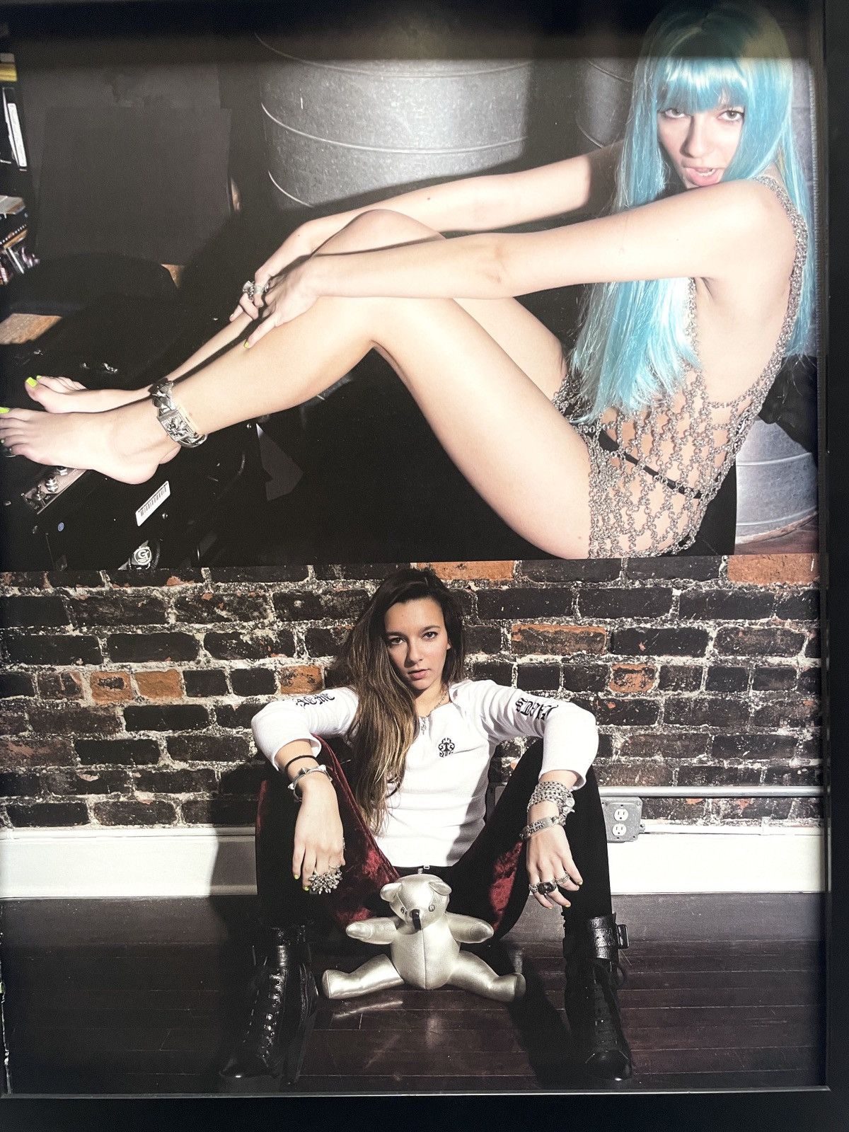 Chrome Hearts × Designer × Vintage Chrome Hearts Hot girl 8x11 Magazine cutout Framed poster Size ONE SIZE - 2 Thumbnail