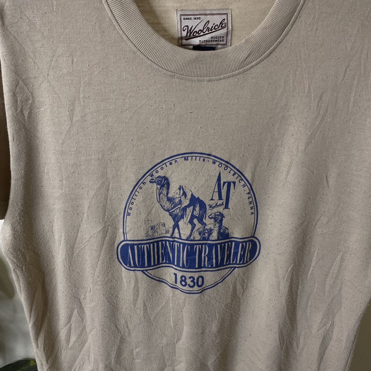 Woolrich Woolen Mills Y2K Woolrich Rugged Outdoorwear Graphic T Shirt Size US M / EU 48-50 / 2 - 2 Thumbnail