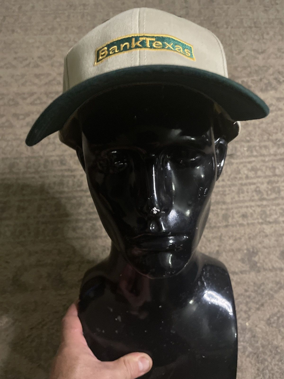Otto Bank Texas Strapback vintage HAT Cap trucker TX advertising Size ONE SIZE - 3 Thumbnail