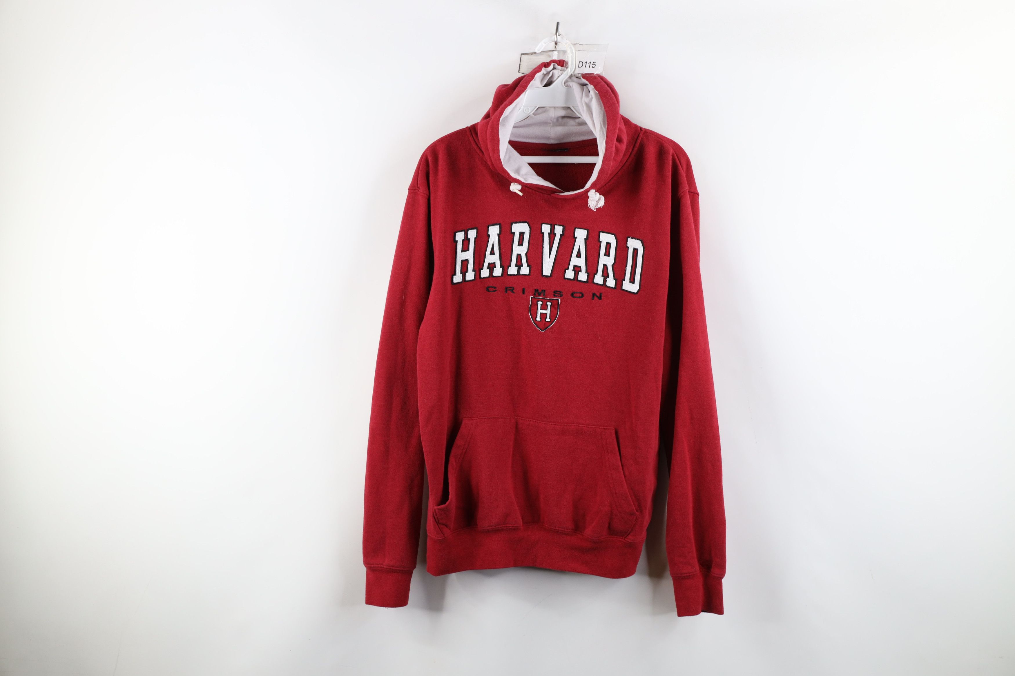 Vintage Vintage 90s Spell Out Harvard University Hoodie Sweatshirt Size M / US 6-8 / IT 42-44 - 1 Thumbnail