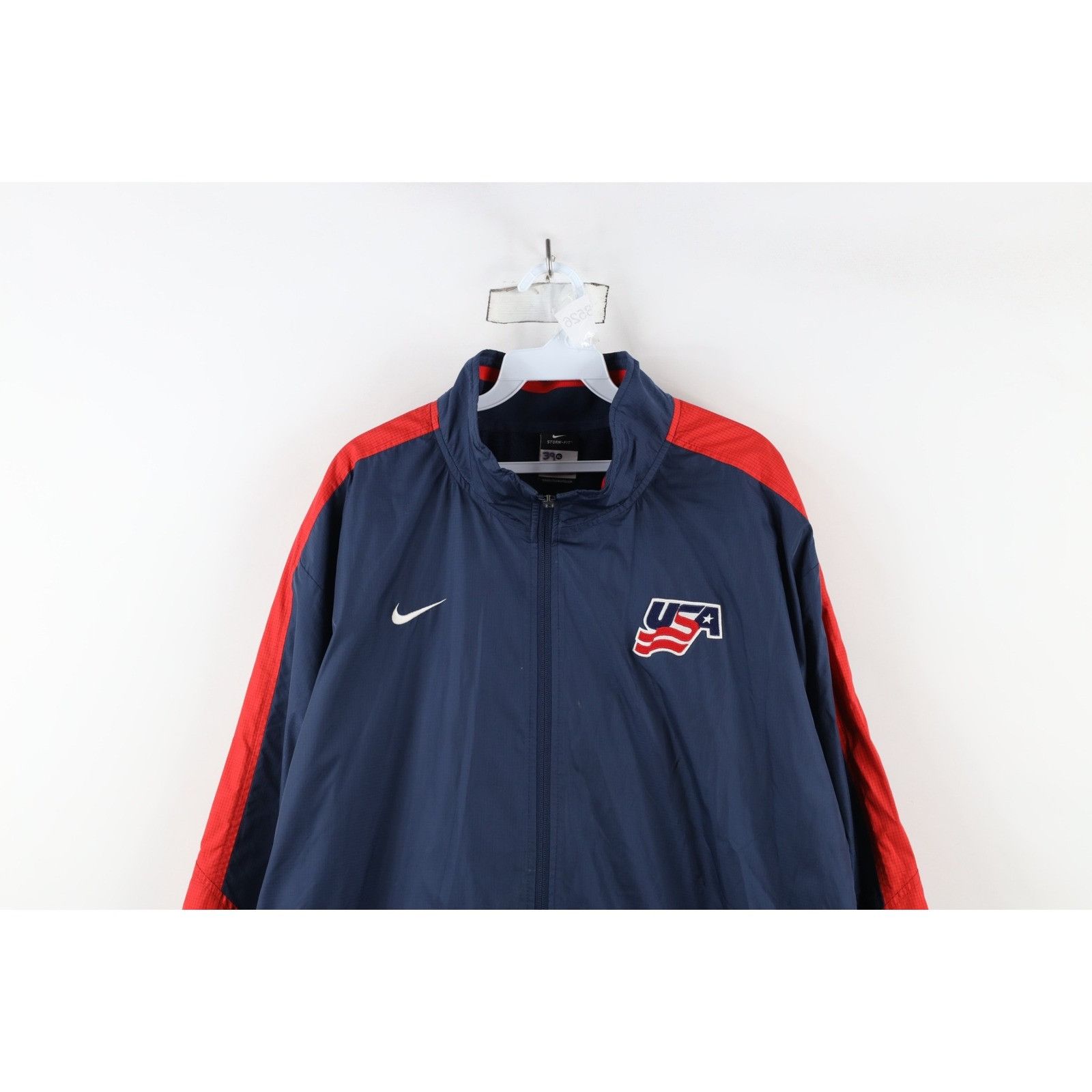 Nike Vintage NikeTeam Issued USA Hockey Olympics Jacket Size US XL / EU 56 / 4 - 2 Thumbnail
