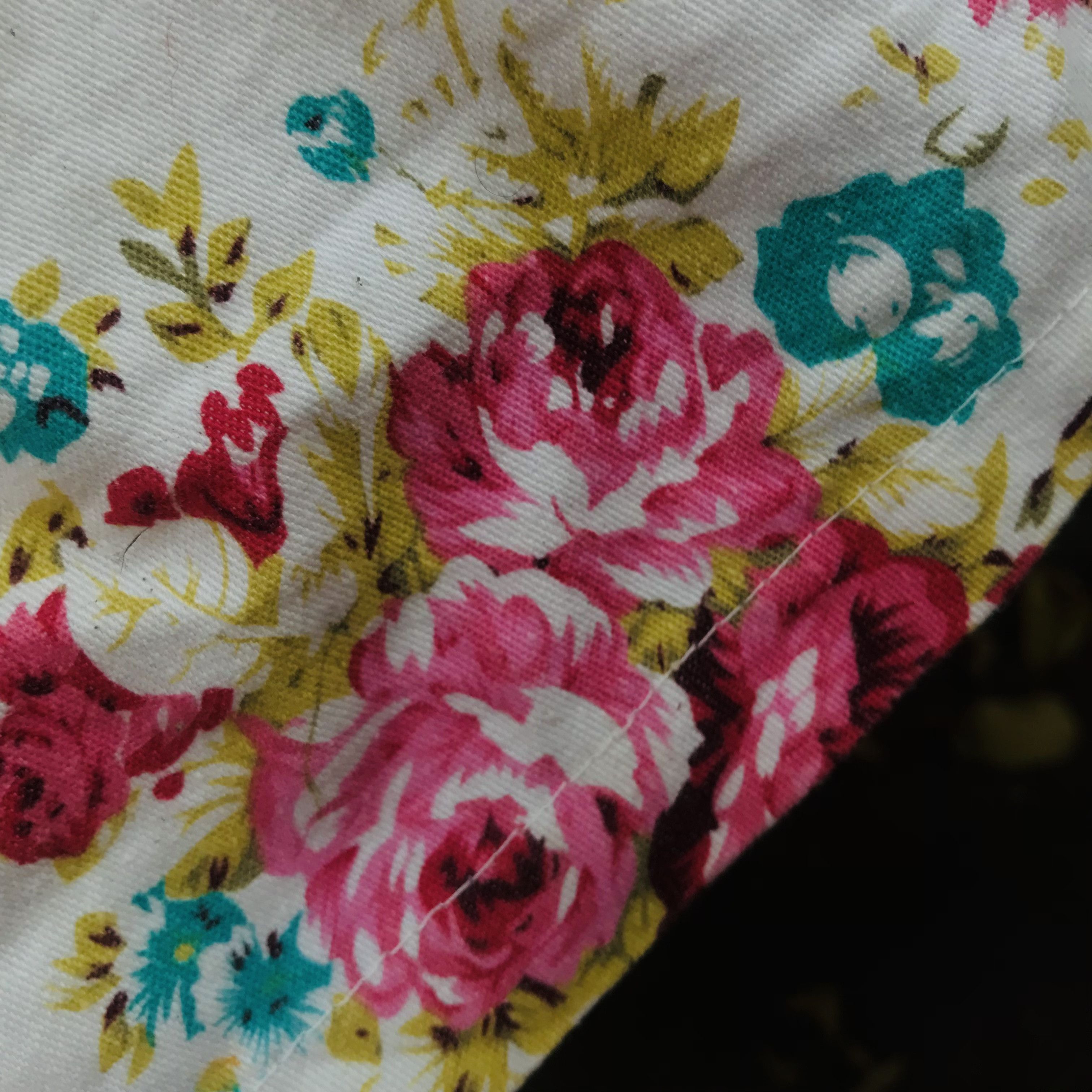 Vintage Vintage 90s Floral Minidress Size S / US 4 / IT 40 - 6 Thumbnail
