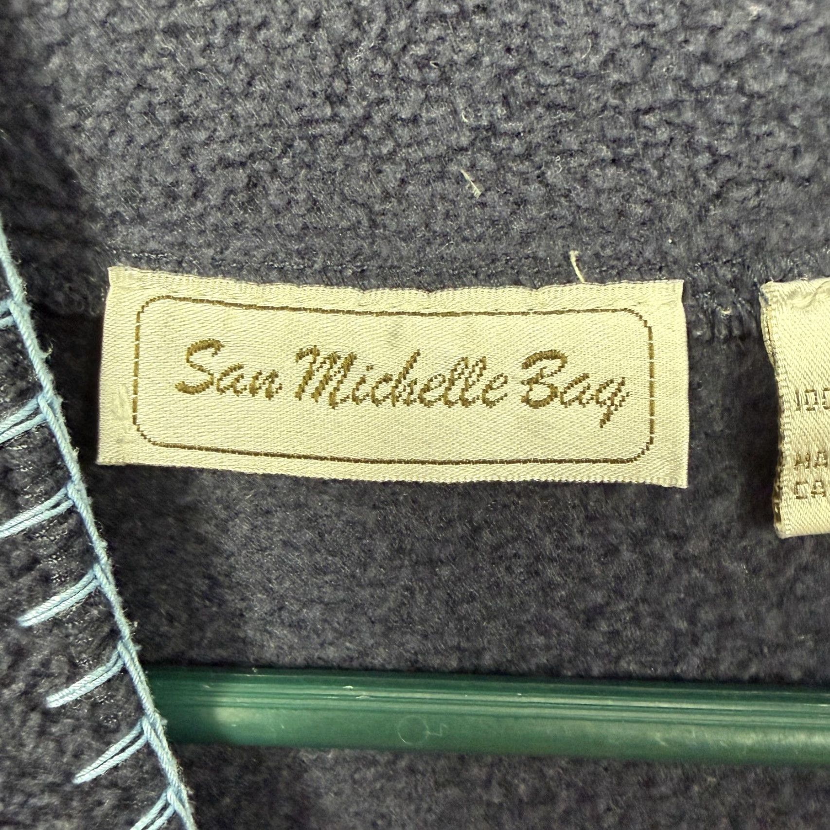 Vintage VINTAGE San Michelle Bay Sweater Pullover Blue L Womens Embroidered Mountain Fleece Mock Neck Cabin Outdoor 90s? Size L / US 10 / IT 46 - 6 Thumbnail
