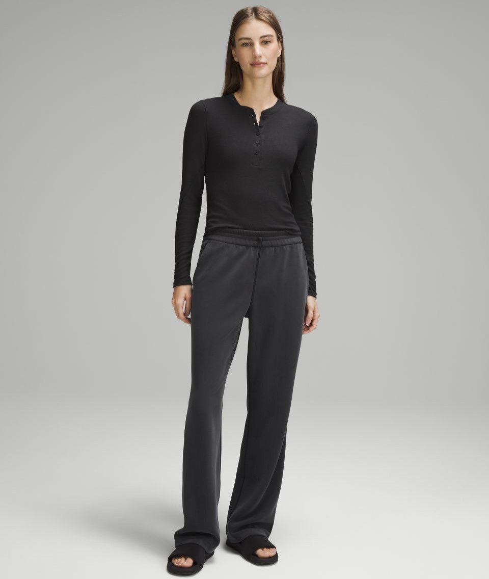image of Lululemon Softstreme High-Rise Pant 2 Black Regular Nwt, Women's (Size 26)