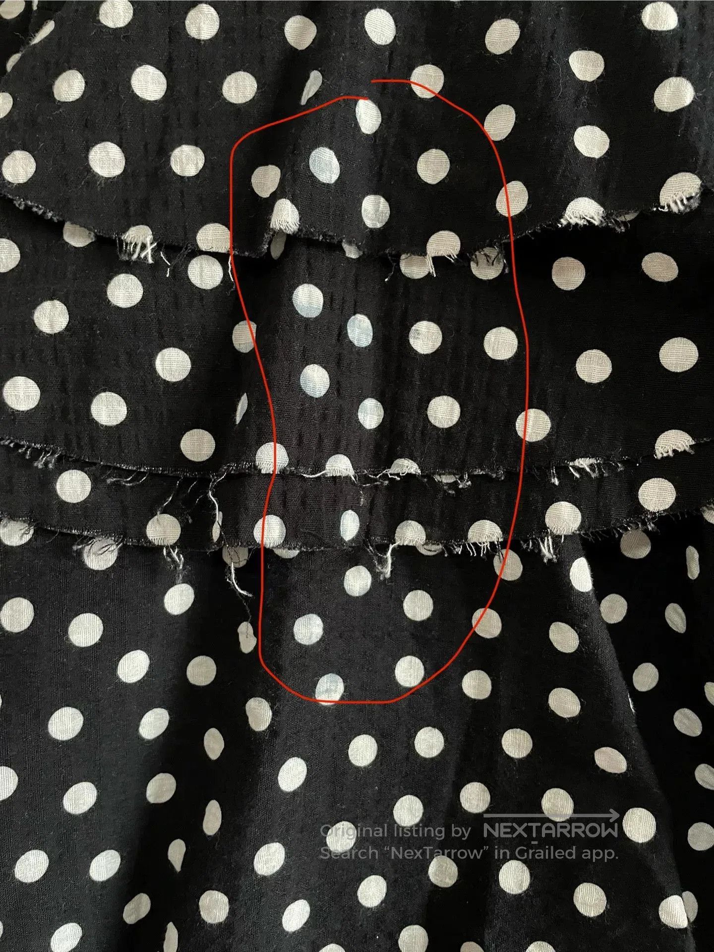Comme des Garcons Tao Comme des Garçons Polka Dot Skirt. Size 23" - 5 Thumbnail