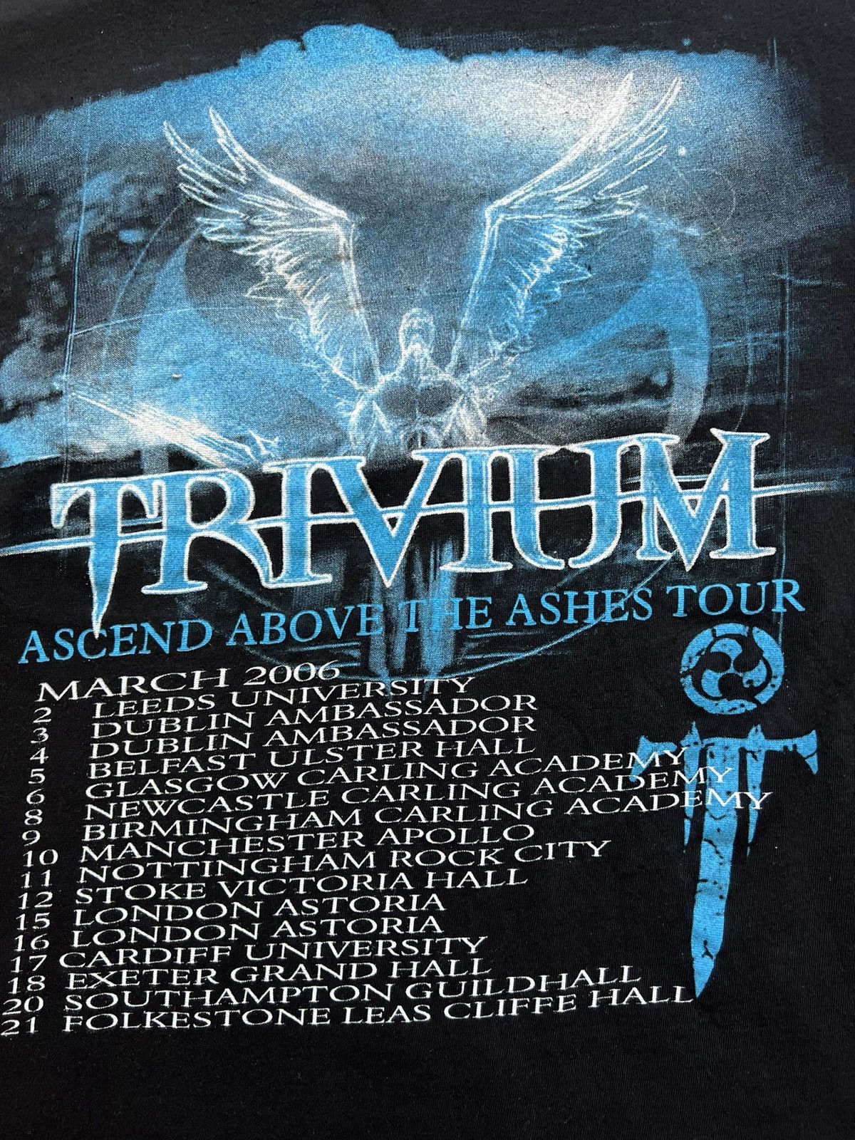 Band Tees × Vintage Vintage 2006 Trivium Ascendancy Tour Metal Band T-shirt Size US L / EU 52-54 / 3 - 8 Thumbnail