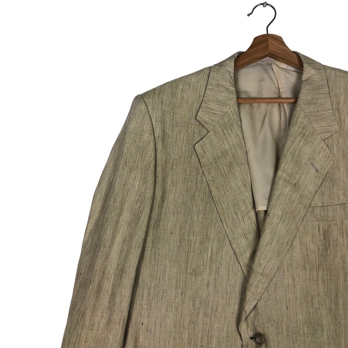 Christian Dior Monsieur 🔥Rich Brown - Double Breast Coats Jacket Herringbone Size US M / EU 48-50 / 2 - 7 Thumbnail