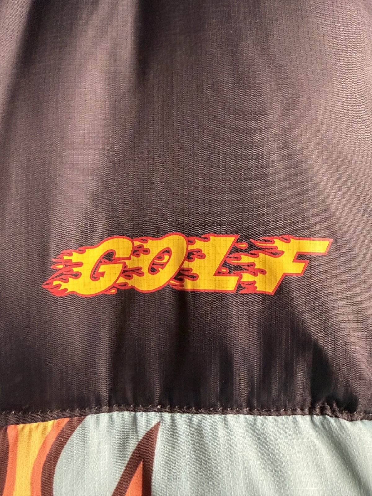 Golf Wang Golf Wang Flame Puffer Jacket OG Blue Flame TylerTheCreator Size US L / EU 52-54 / 3 - 2 Thumbnail