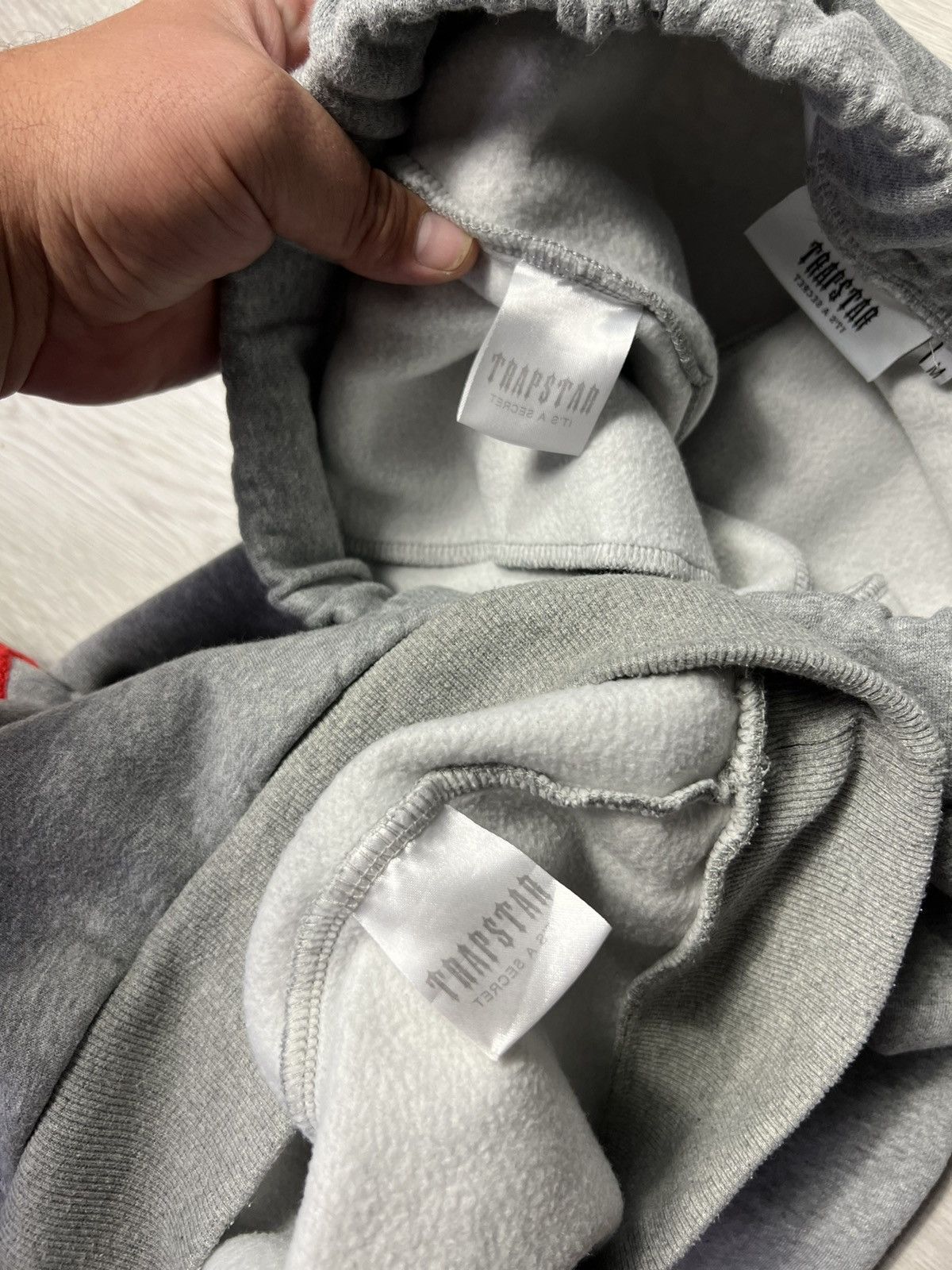 Trapstar London Rare Grey Chenille Trapstar London Tracksuit Hoodie + Pants Size US M / EU 48-50 / 2 - 17 Thumbnail