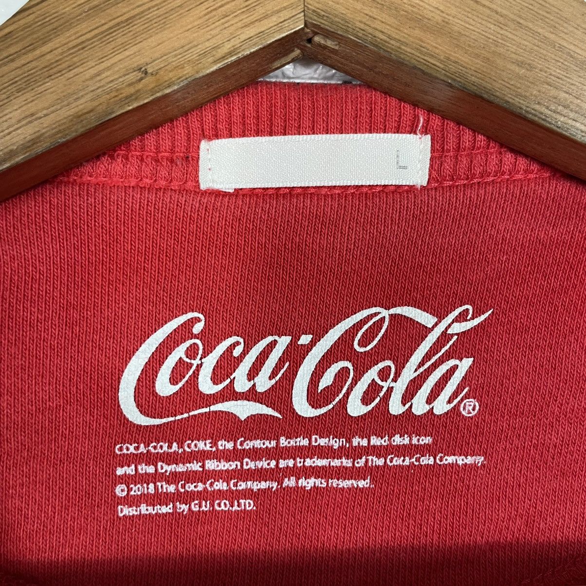 Japanese Brand Coca Cola Big Logo Red Sweatshirt Size US M / EU 48-50 / 2 - 12 Thumbnail