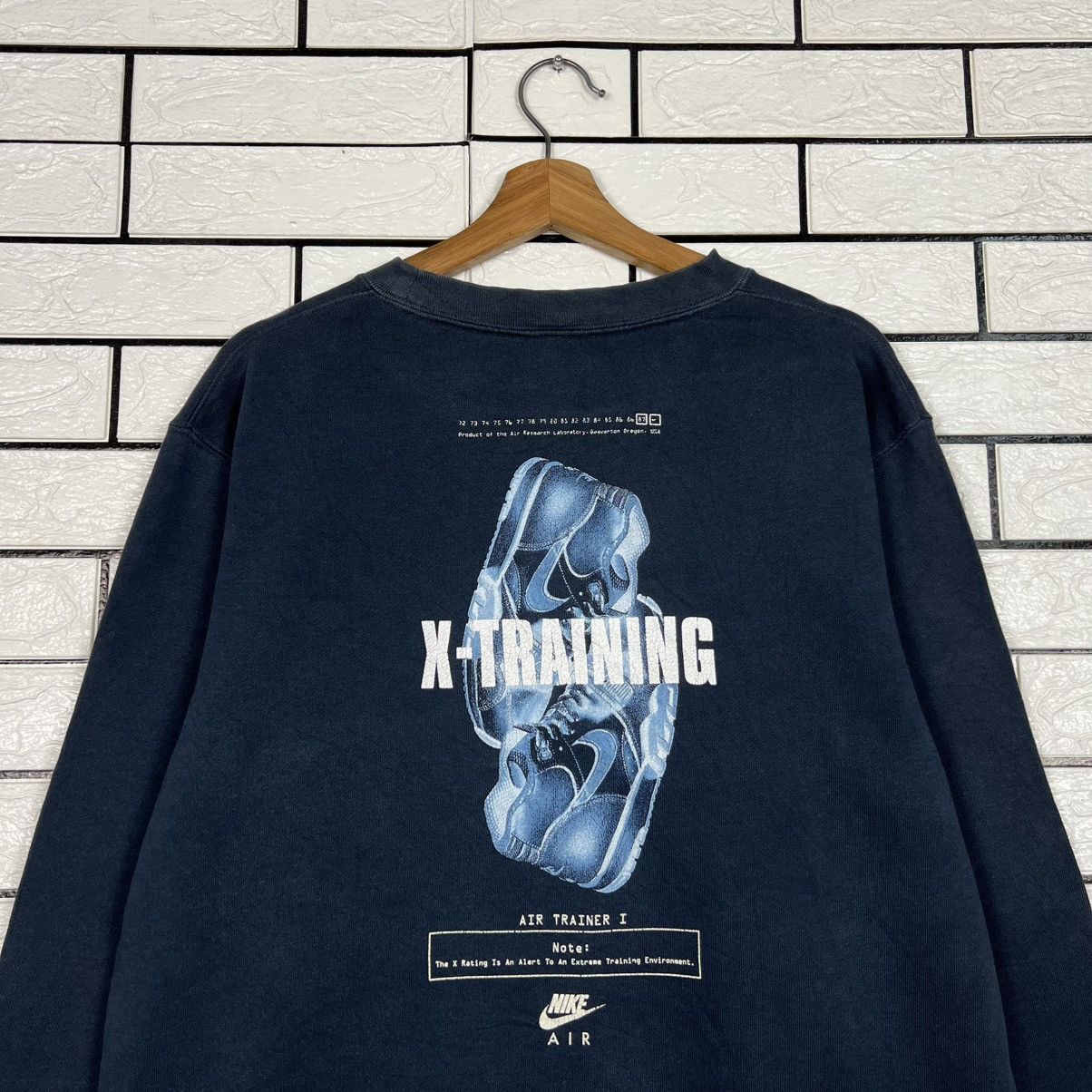 Nike NIKE X-Training Air Trainer 1 Big Logo Sweatshirt #4228-C193 Size US L / EU 52-54 / 3 - 2 Thumbnail