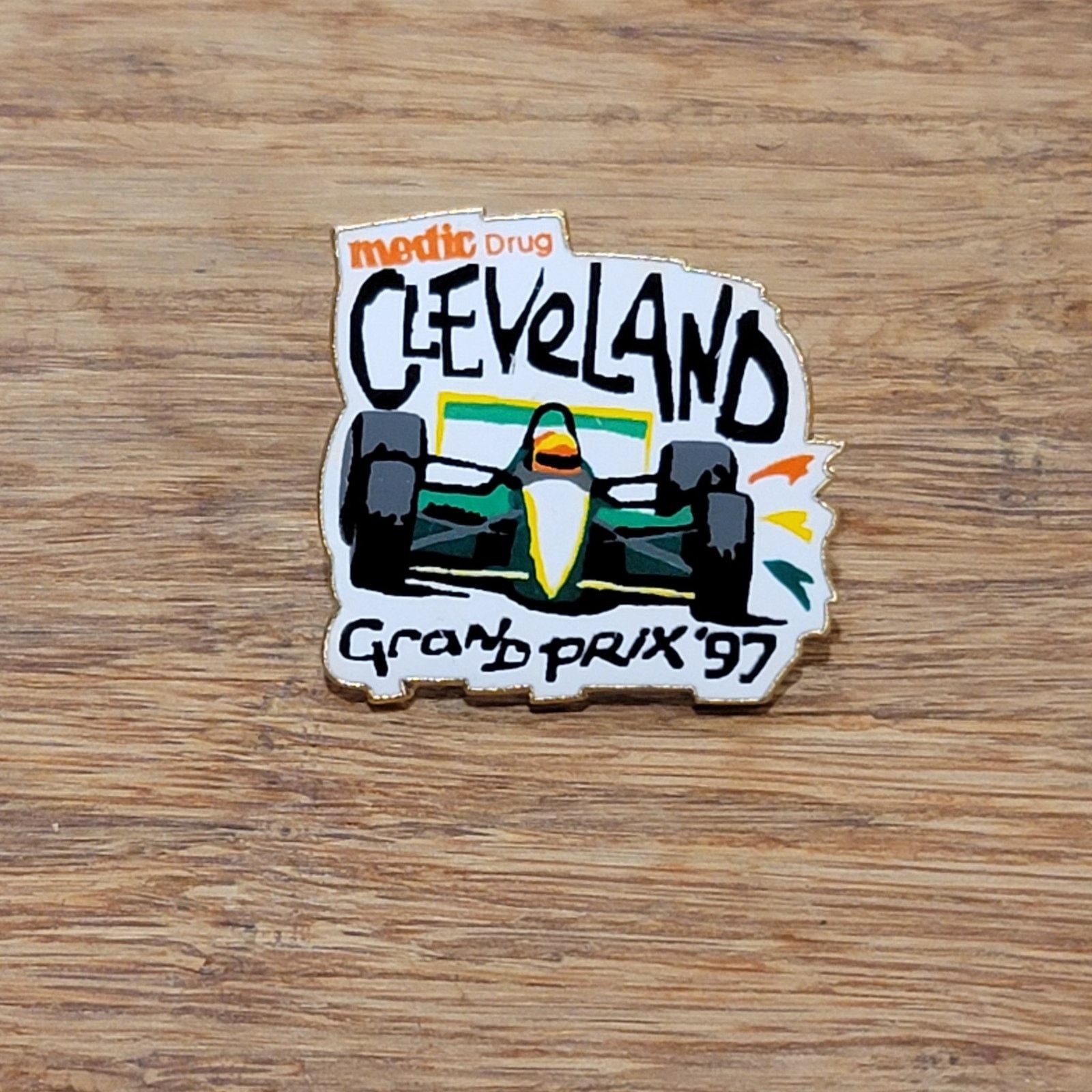 The Unbranded Brand Vtg 1997 Cleveland Grand Prix Lapel Pin Racecar Size ONE SIZE - 1 Thumbnail