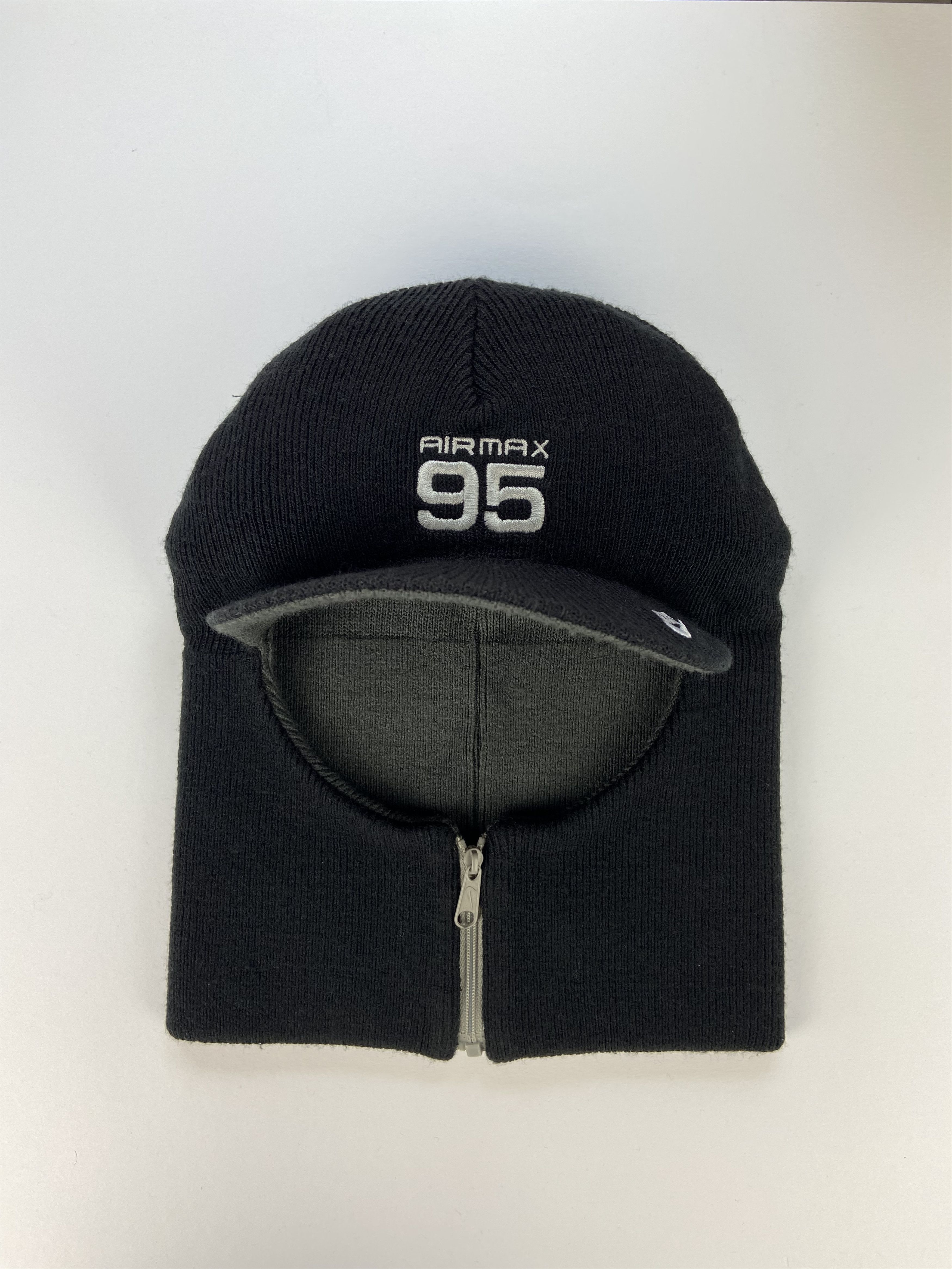 Nike × Vintage Rare Nike Air Max 95 Balaclava Style Hat 🔥 Size ONE SIZE - 2 Thumbnail