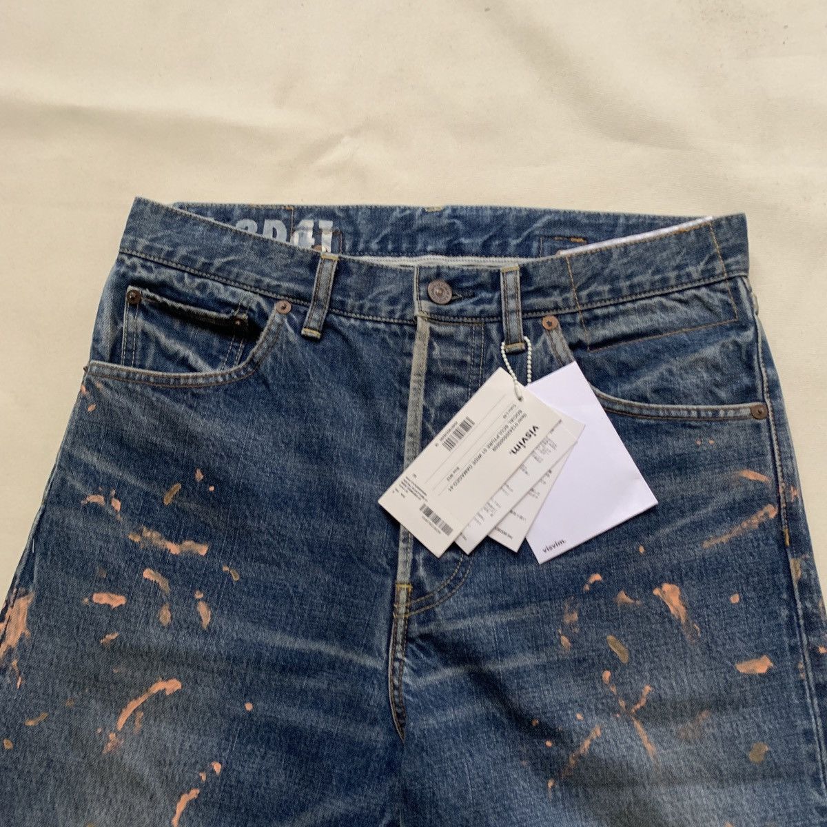 Visvim VISVIM SCULPTURE 01 WIDE DAMAGED 41 Size US 32 / EU 48 - 2 Thumbnail
