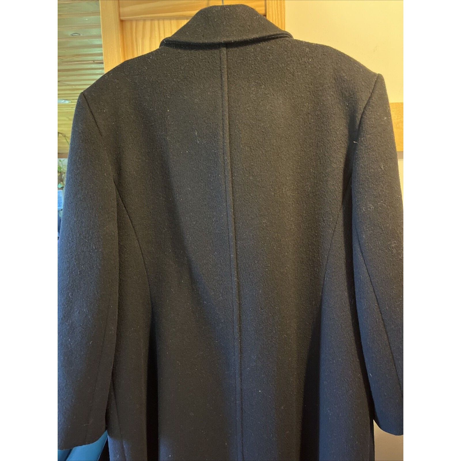 Pendleton Pendleton Vintage Womens Sz 10 Virgin Wool Black Trench Coat Size L / US 10 / IT 46 - 11 Thumbnail