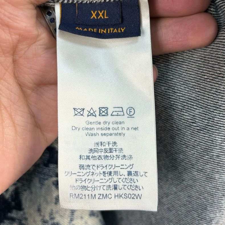Louis Vuitton Louis Vuitton Tie Dye Logo Full Print Casual Short Sleeve Size US XXL / EU 58 / 5 - 5 Thumbnail