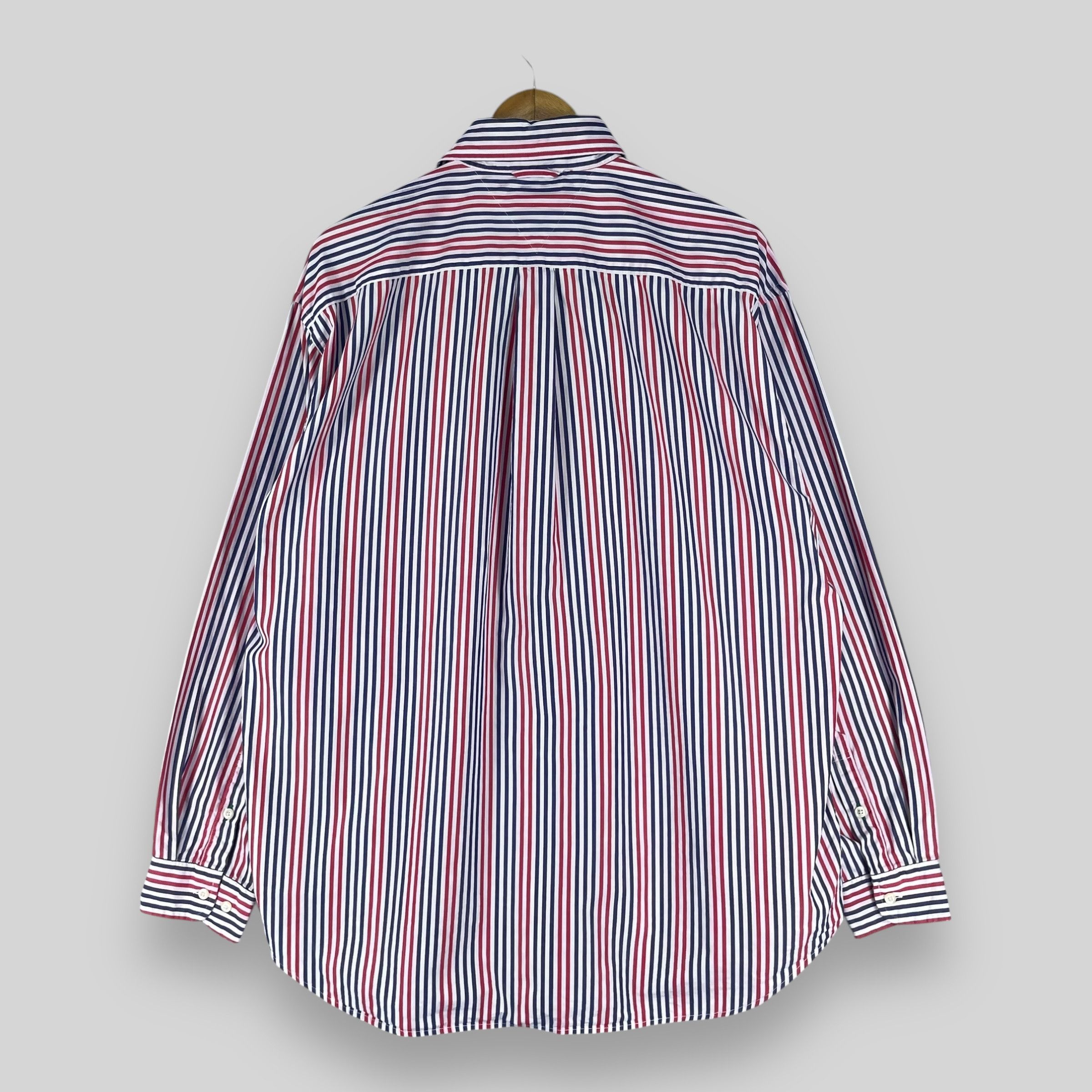 Tommy Hilfiger TOMMY HILFIGER Multicolor Stripes Casual Oxfords Shirt Size US L / EU 52-54 / 3 - 9 Thumbnail