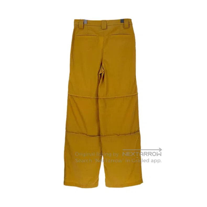 Hermes Hermes Bright Yellow Leg Zipper Design Pants Size 25" / US 0 / IT 36 - 2 Thumbnail