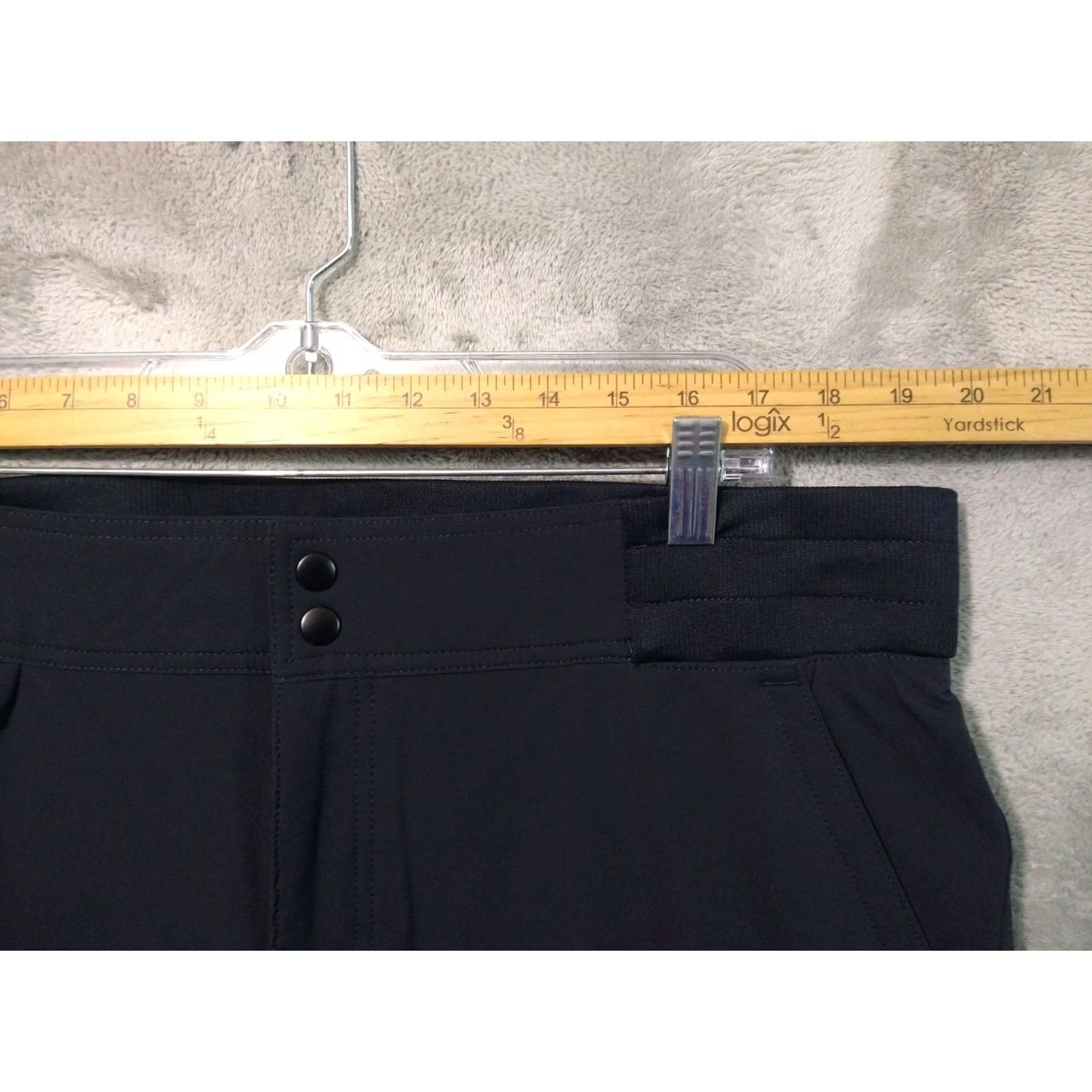 Vintage Duluth Womens Pants 18x29 Black Hills Slim Leg Water Repellent Cargo Nylon Spandex Slim Straight Plus 29 in Inseam Black Mens Womens Girls Size 40" / US 18 - 3 Thumbnail