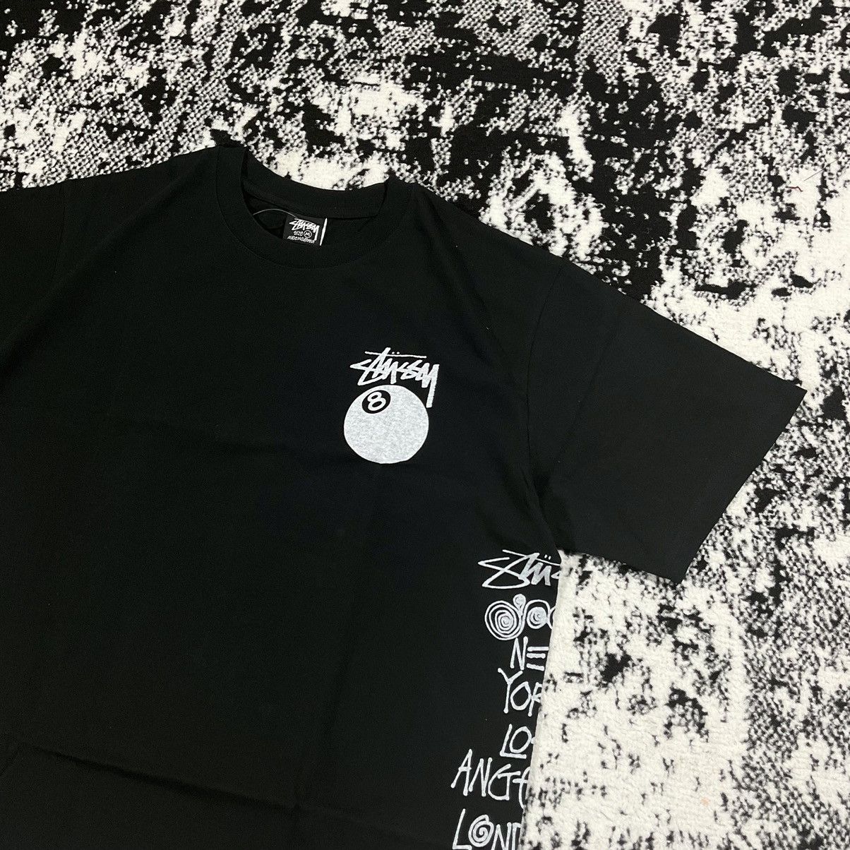 Stussy STUSSY TEST STRIKE PIGMENT DYED TEE IN BLACK - L Size US L / EU 52-54 / 3 - 4 Thumbnail