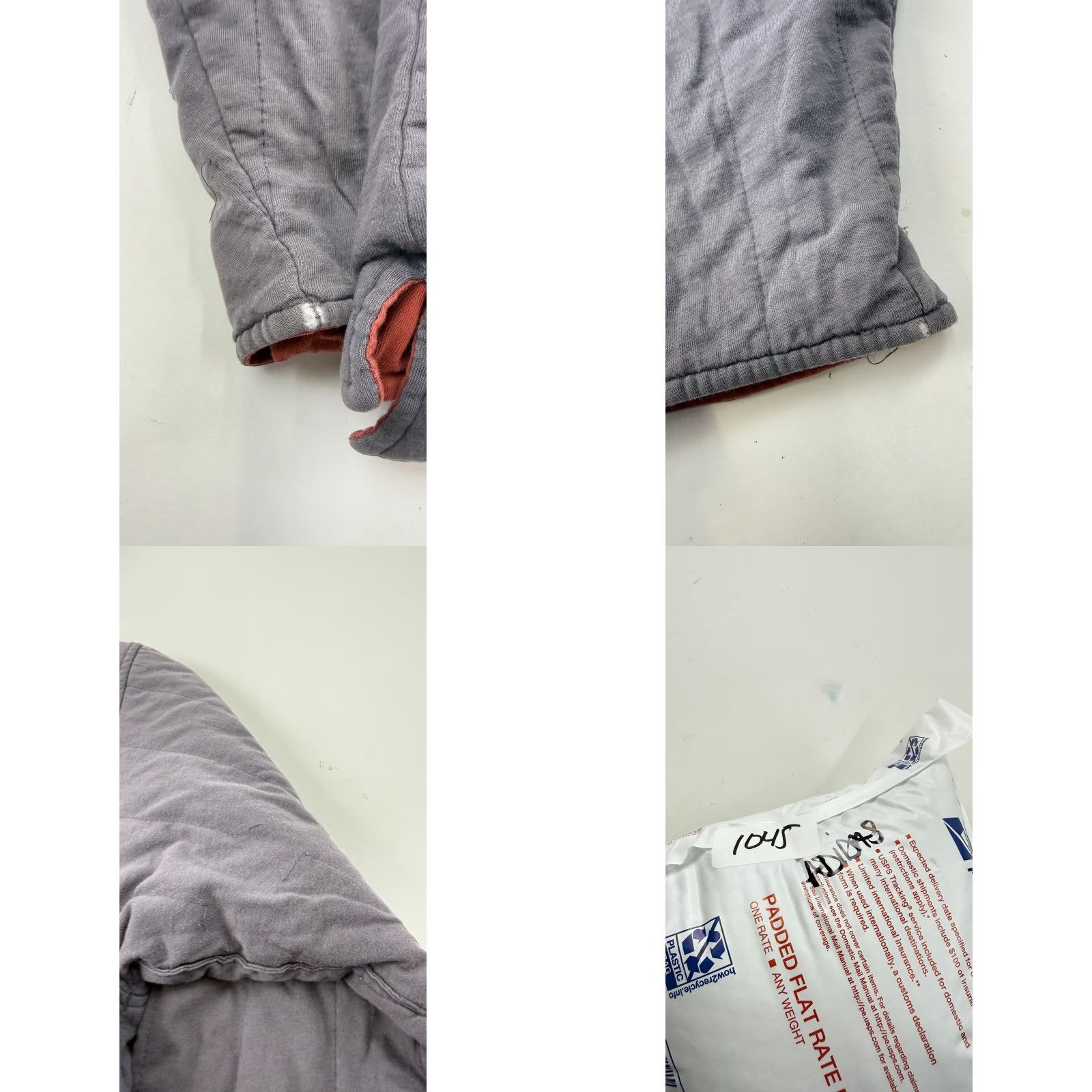 Adidas Adidas Hoodie Mens Large Reversible Pullover Quilted Red Gray Sweatshirt Size US L / EU 52-54 / 3 - 11 Thumbnail