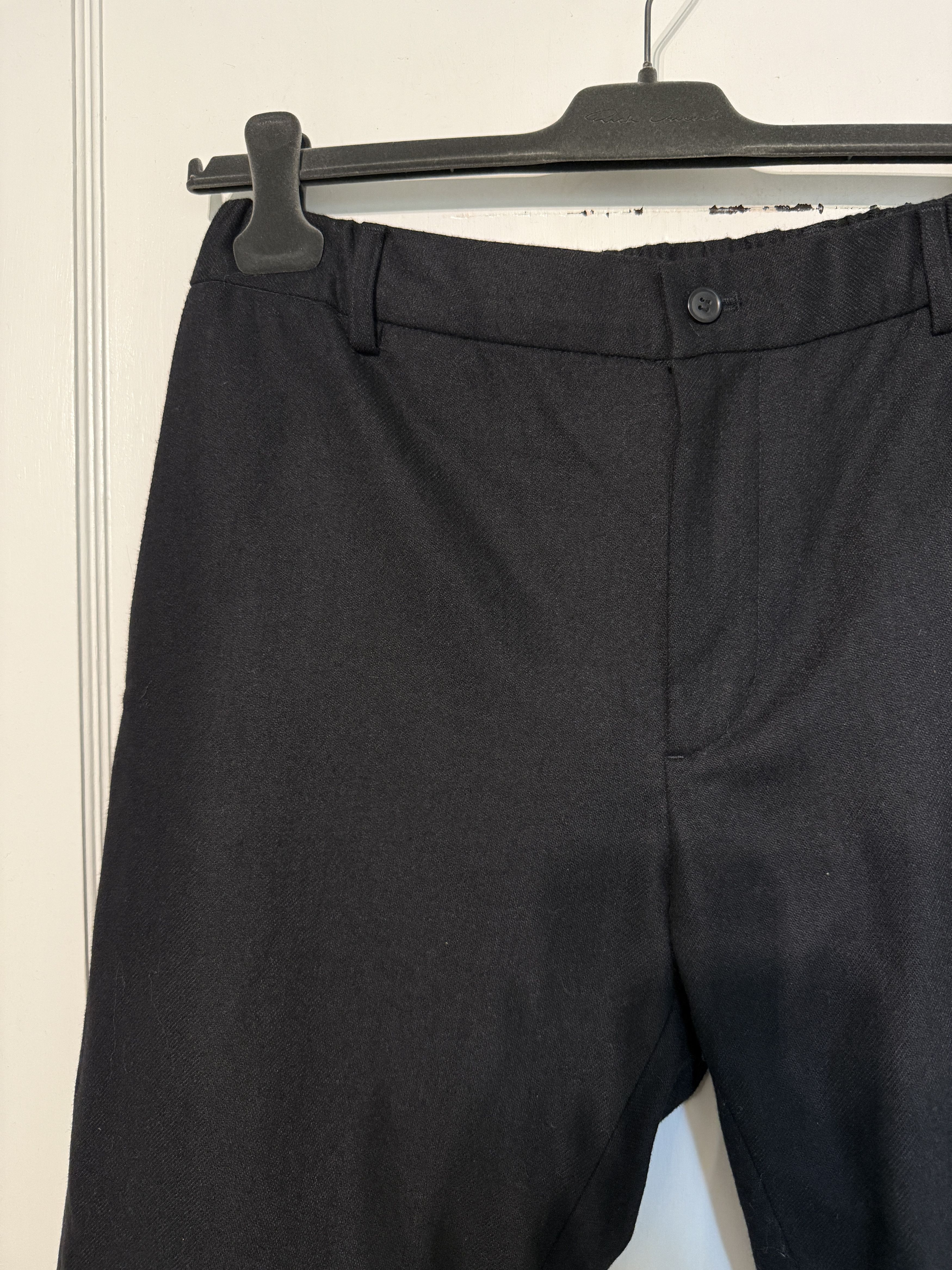 Stephan Schneider Black Wool-Cotton-Nylon Trousers Size US 34 / EU 50 - 4 Thumbnail