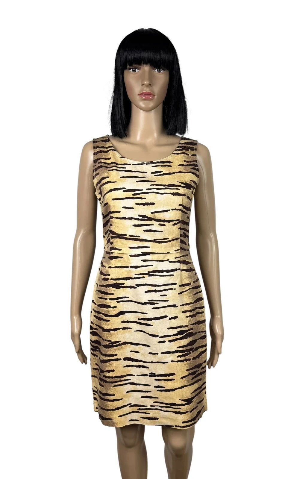 Love Moschino Love Moschino Animal Print Tank Dress Cotton Size S / US 4 / IT 40 - 1 Thumbnail