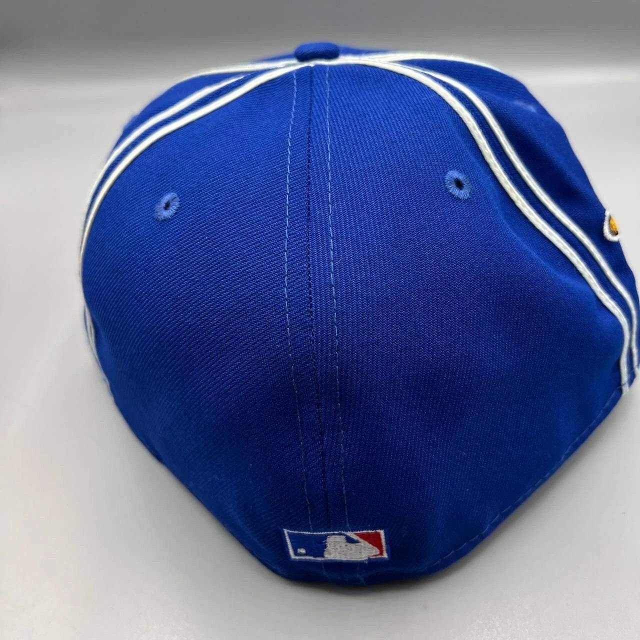 New Era Jackie Robinson #42 Dodgers Hat Men 7 5/8 Blue MLB Fitted Size ONE SIZE - 7 Thumbnail