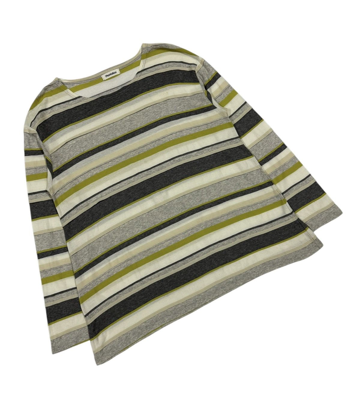 Issey Miyake Plantation Layered Striped Attach Diffrent Fabric Longsleeve Size US M / EU 48-50 / 2 - 5 Thumbnail