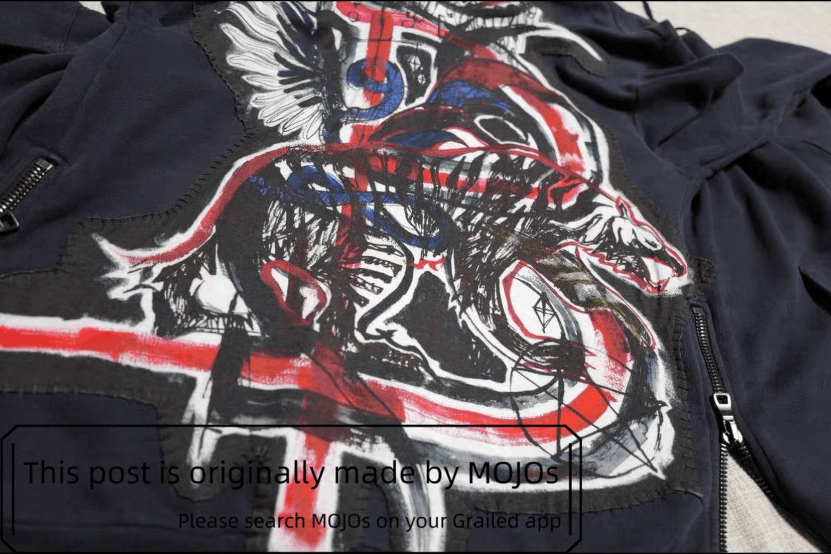 Sz S Balmain by Christophe Decarnin 11SS Painting Hoodie