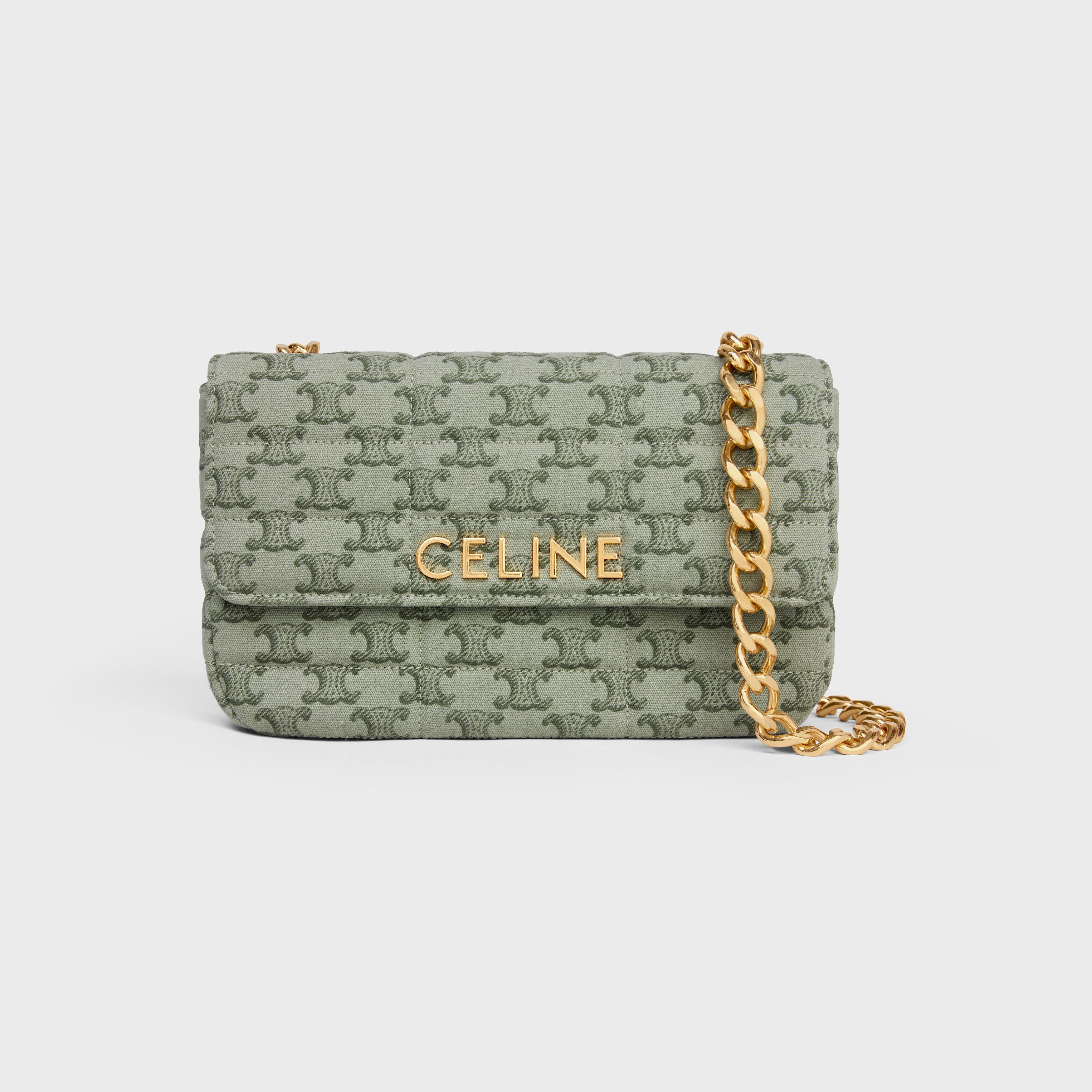Celine o1bcso1str1024 Size: OS / Chain Shoulder Bag in Green Size ONE SIZE - 1 Preview