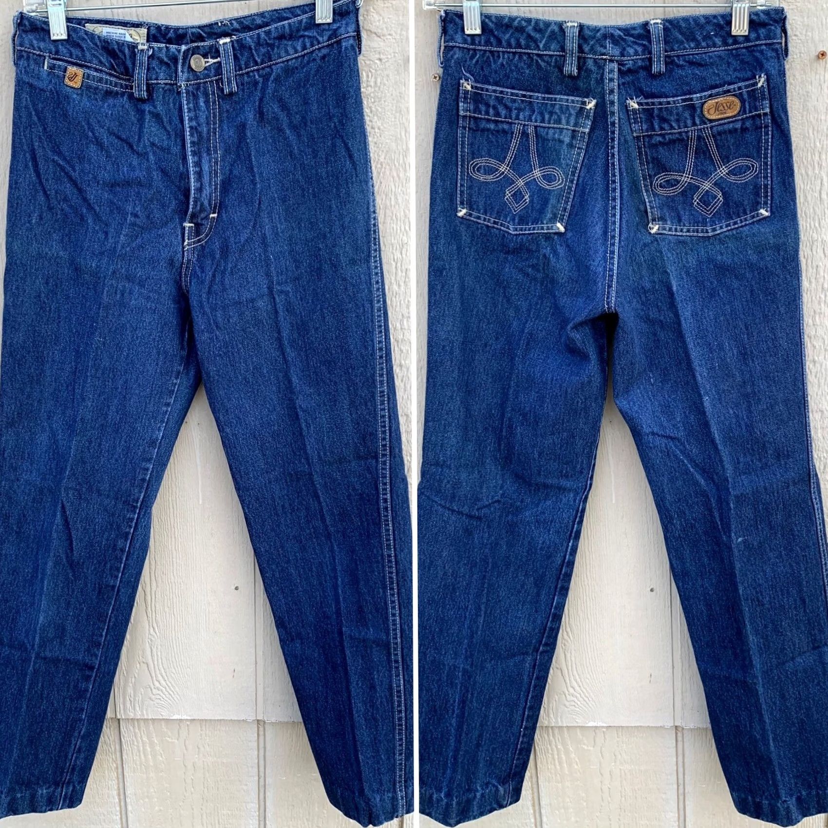 Vintage VINTAGE Jesse Jeans Jeans Women XS? No, size 27 1/2” waist 28” inseam 70s 80s 1970s 1980s blue denim Size 27" / US 4 / IT 40 - 3 Thumbnail