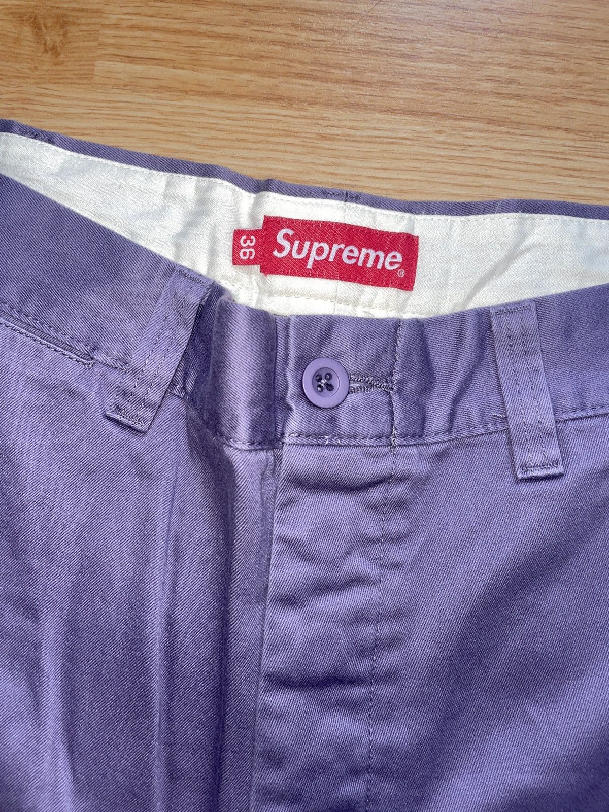 Supreme Supreme chino pants 36 dusty purple 36 brand new | Grailed