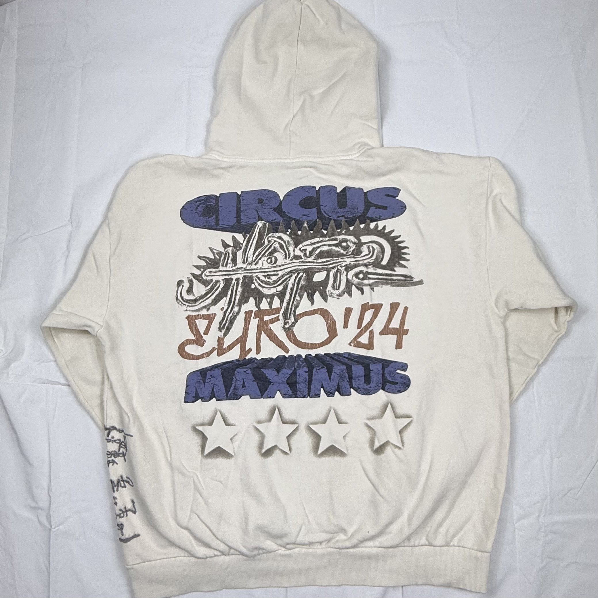 Travis Scott Travis Scott Circus Maximus Euro 24 Tour Hoodie Mens 2XL Size US XXL / EU 58 / 5 - 1 Thumbnail