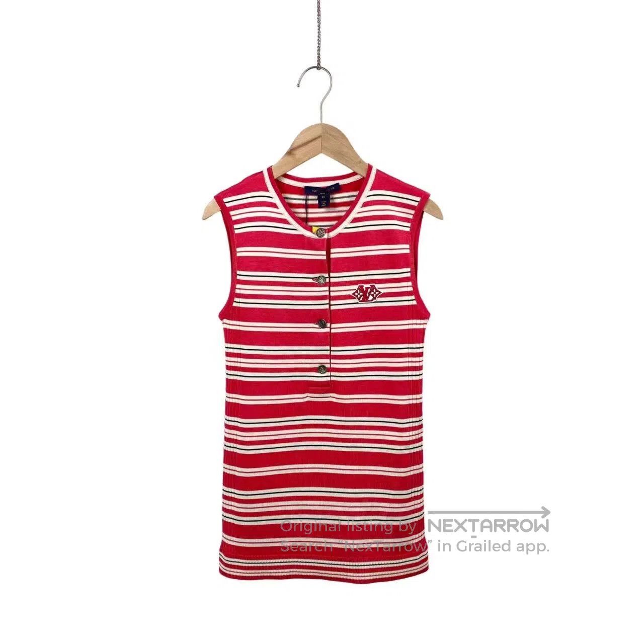 Louis Vuitton Louis Vuitton Striped print sleeveless vest| Size XS / US 0-2 / IT 36-38 - 1 Thumbnail