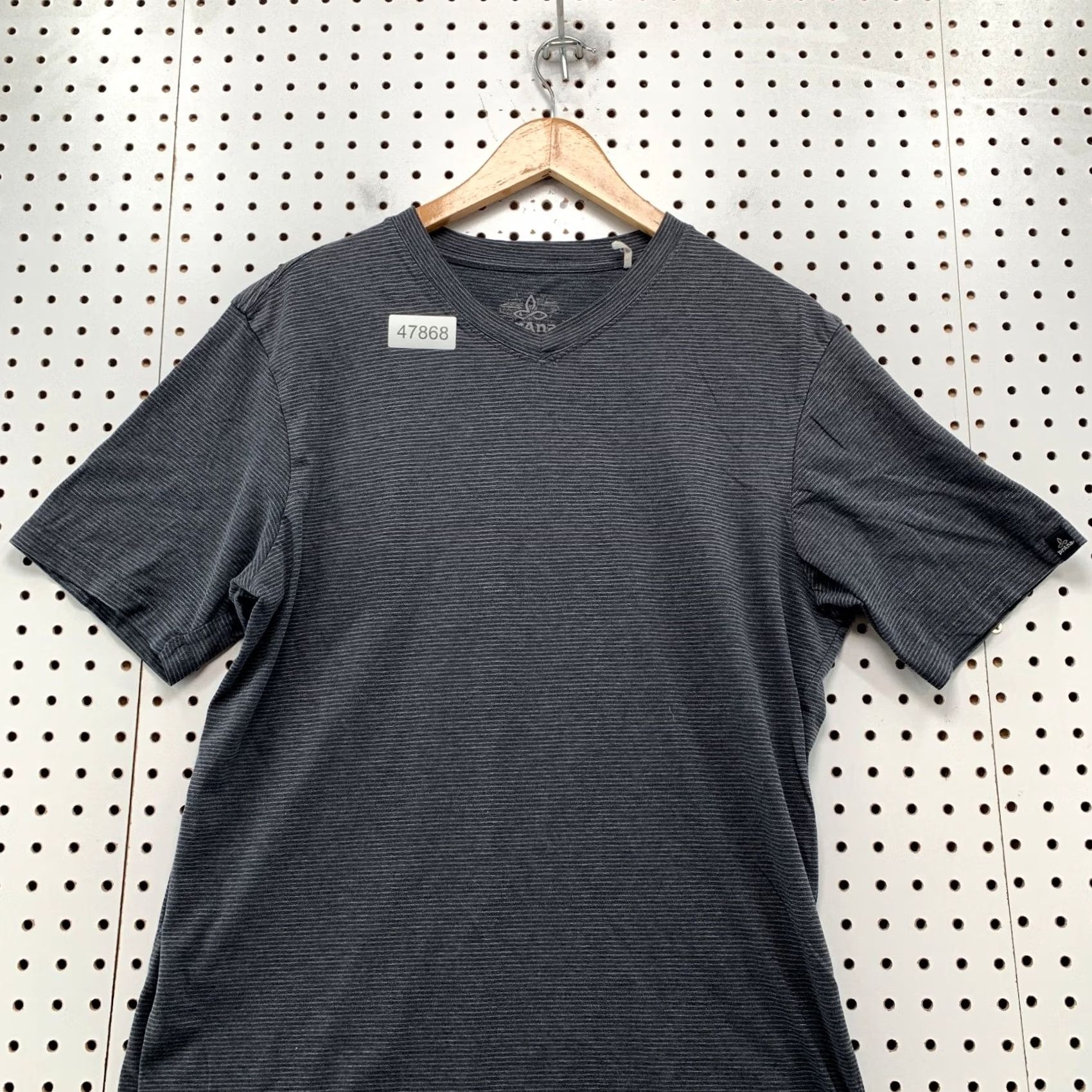 Prana Prana Active T Shirt Mens MT Medium Tall Gray Short Sleeve Outdoor Hike Size US M / EU 48-50 / 2 - 4 Thumbnail