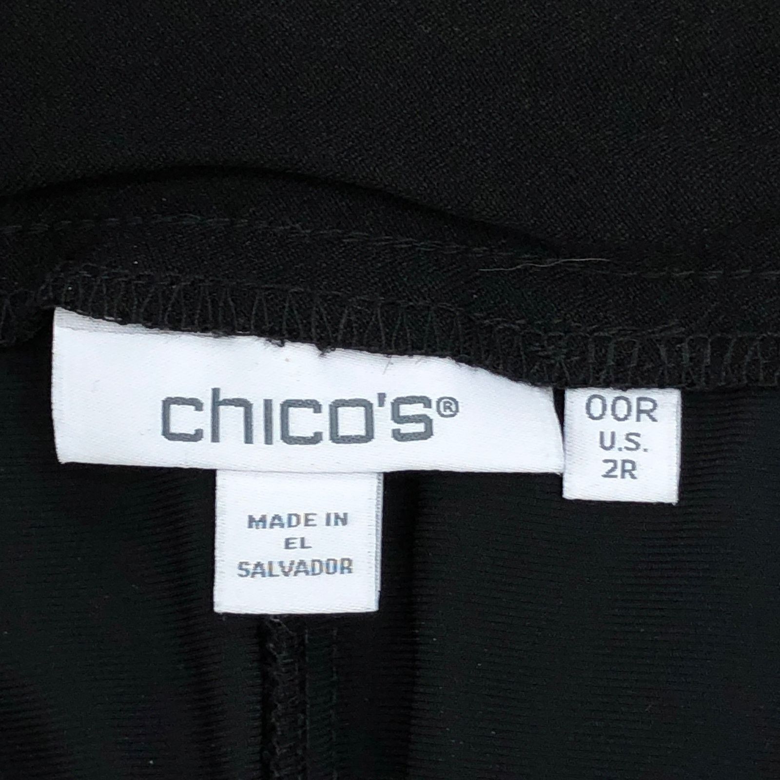 Chicos Chicos Size 00R US 2R Pants Pull On Stretch Straight Ponte Size 26" / US 2 / IT 38 - 9 Thumbnail