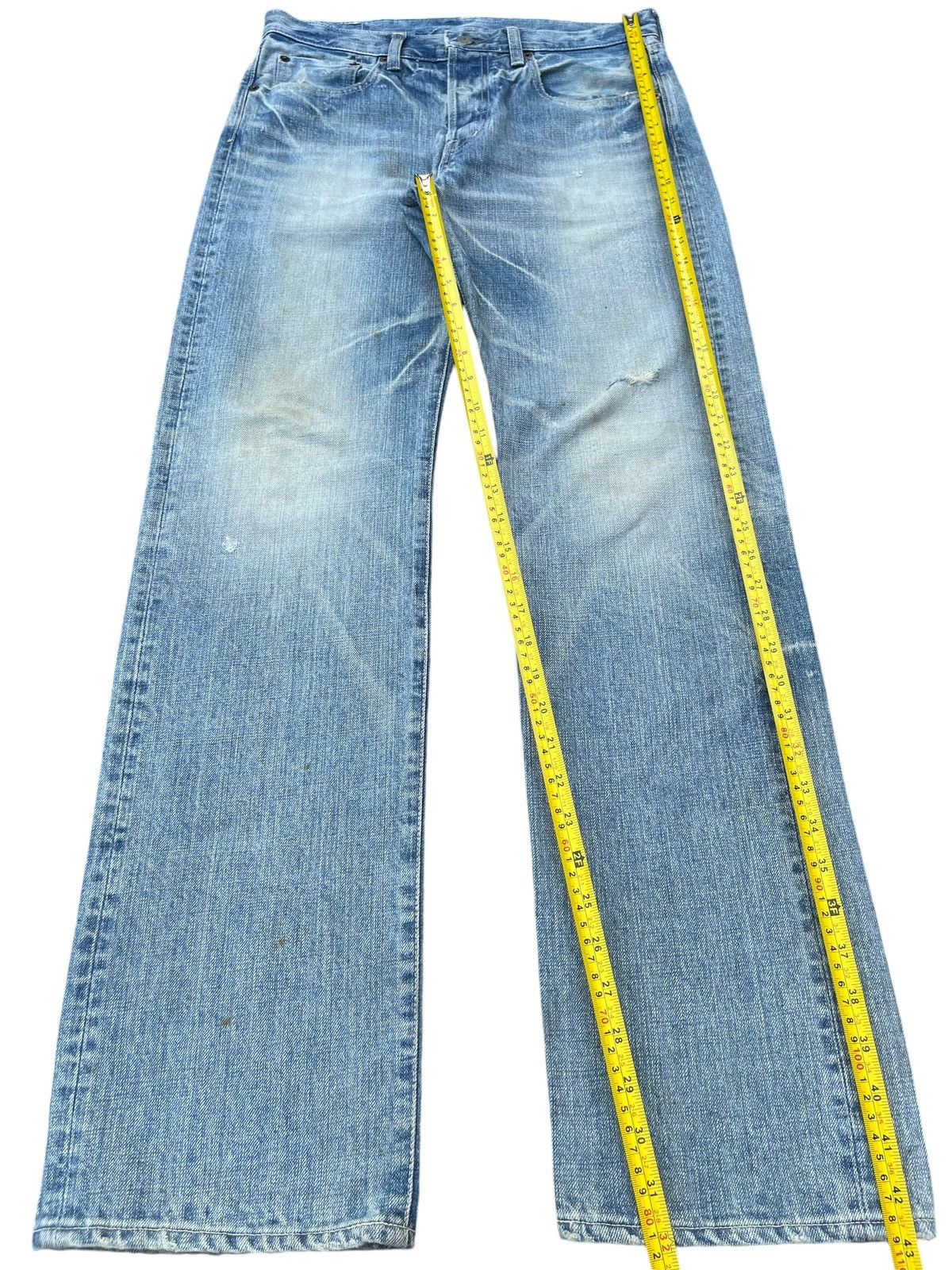 Eternal × Japanese Brand × Spellbound Vintage Japanese Brand Spellbound Light Blue Buttonfly Jeans Size US 32 / EU 48 - 13 Thumbnail