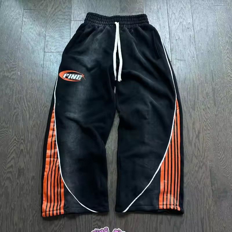 Japanese Brand Y2k flared washed out baggy sweatpants Size US 34 / EU 50 - 2 Thumbnail