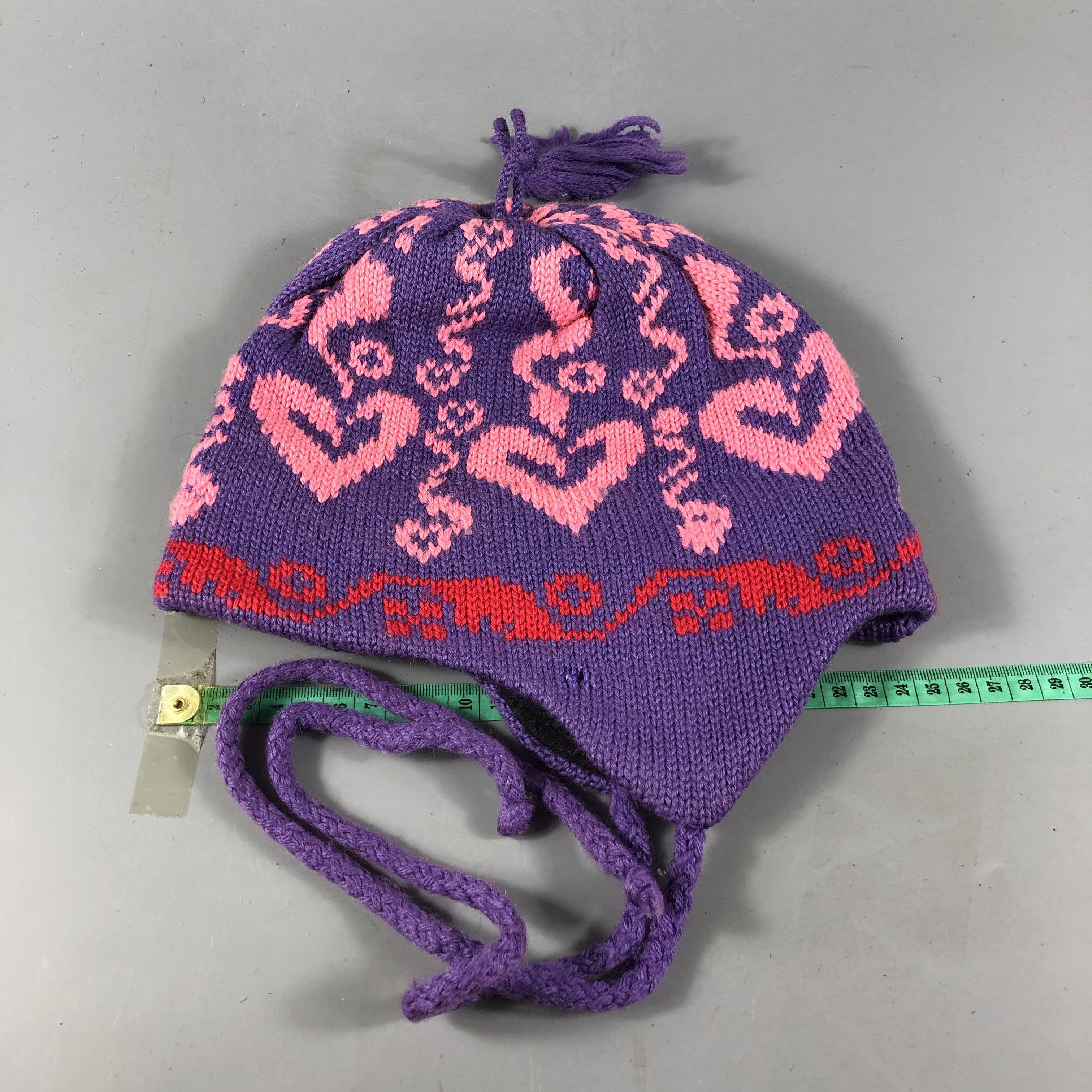 Vintage Merkley Earflap Bobble Beanie Snowcap Snow Hat B814 Size ONE SIZE - 4 Thumbnail