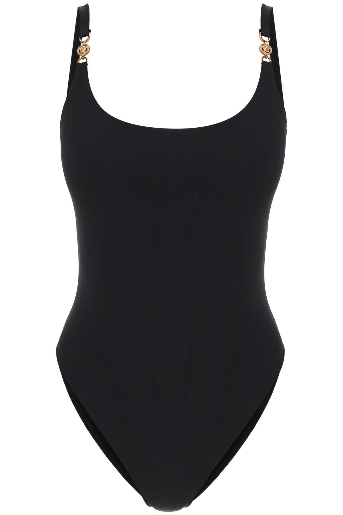 image of Versace Medusa '95 One-Piece Swimwear in Black, Women's (Size Small)