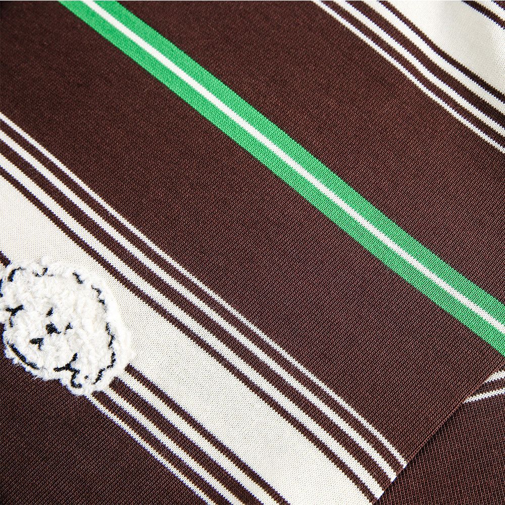 Japanese Brand × Vintage American fun cartoon embroidery loose striped T-shirt Size US M / EU 48-50 / 2 - 5 Thumbnail