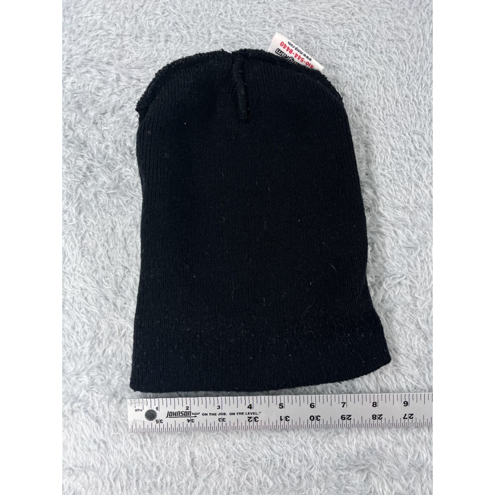 Vintage VINTAGE Maryland Monogram Hat Beanie One Size Black Knit 100% Acrylic Roofing Tools Outdoor Logo Mens Size ONE SIZE - 6 Thumbnail