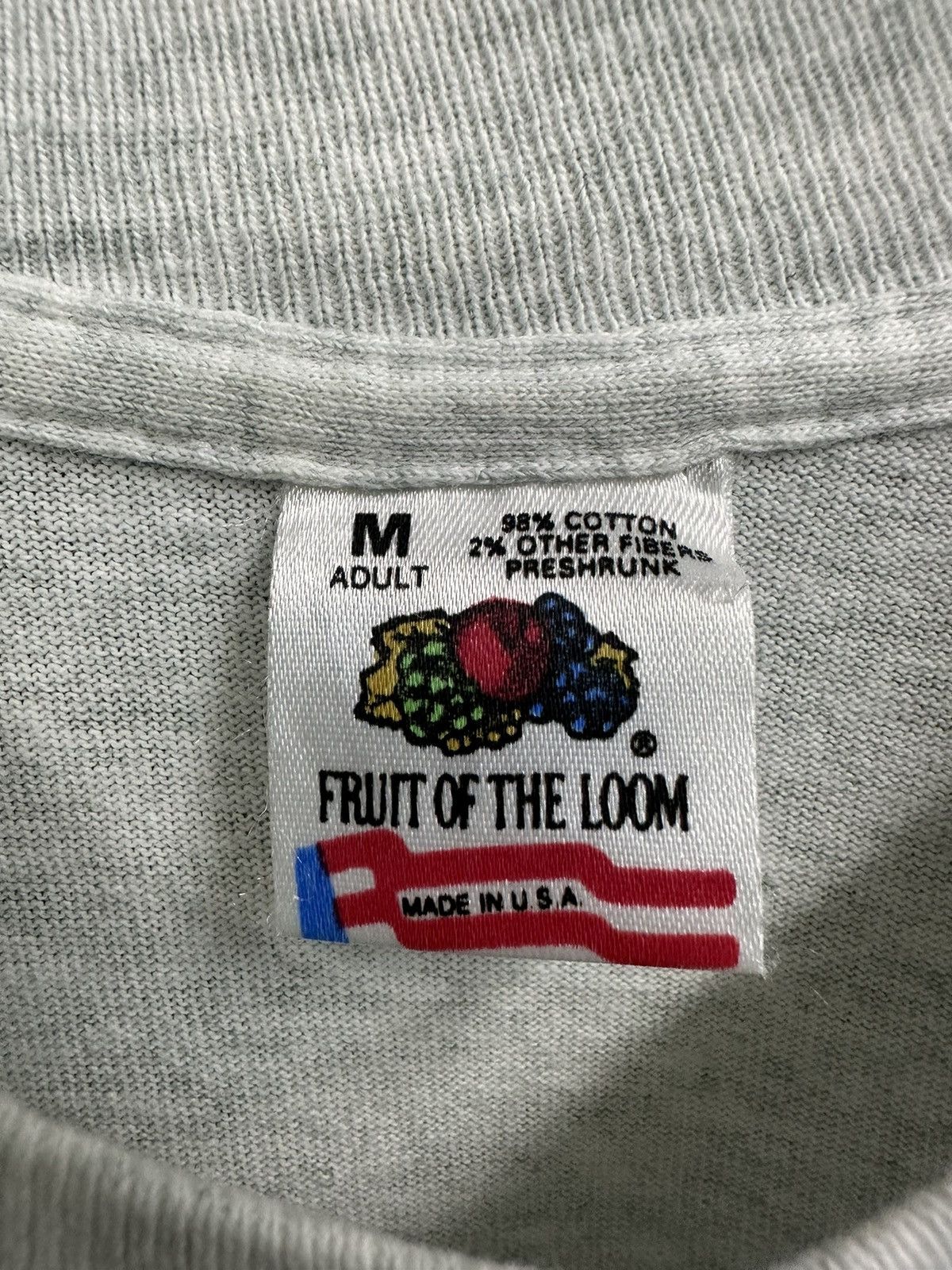 Fruit Of The Loom Vintage FOTL 80s Love Love Pair Tshirt A496 Size US M / EU 48-50 / 2 - 8 Thumbnail