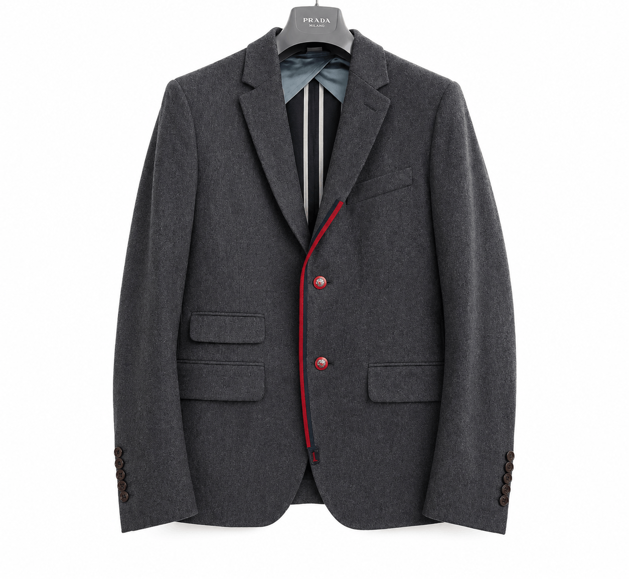 Gucci Gucci Men Wool Jacket Blazer Size IT46 Small Size 36R - 1 Thumbnail
